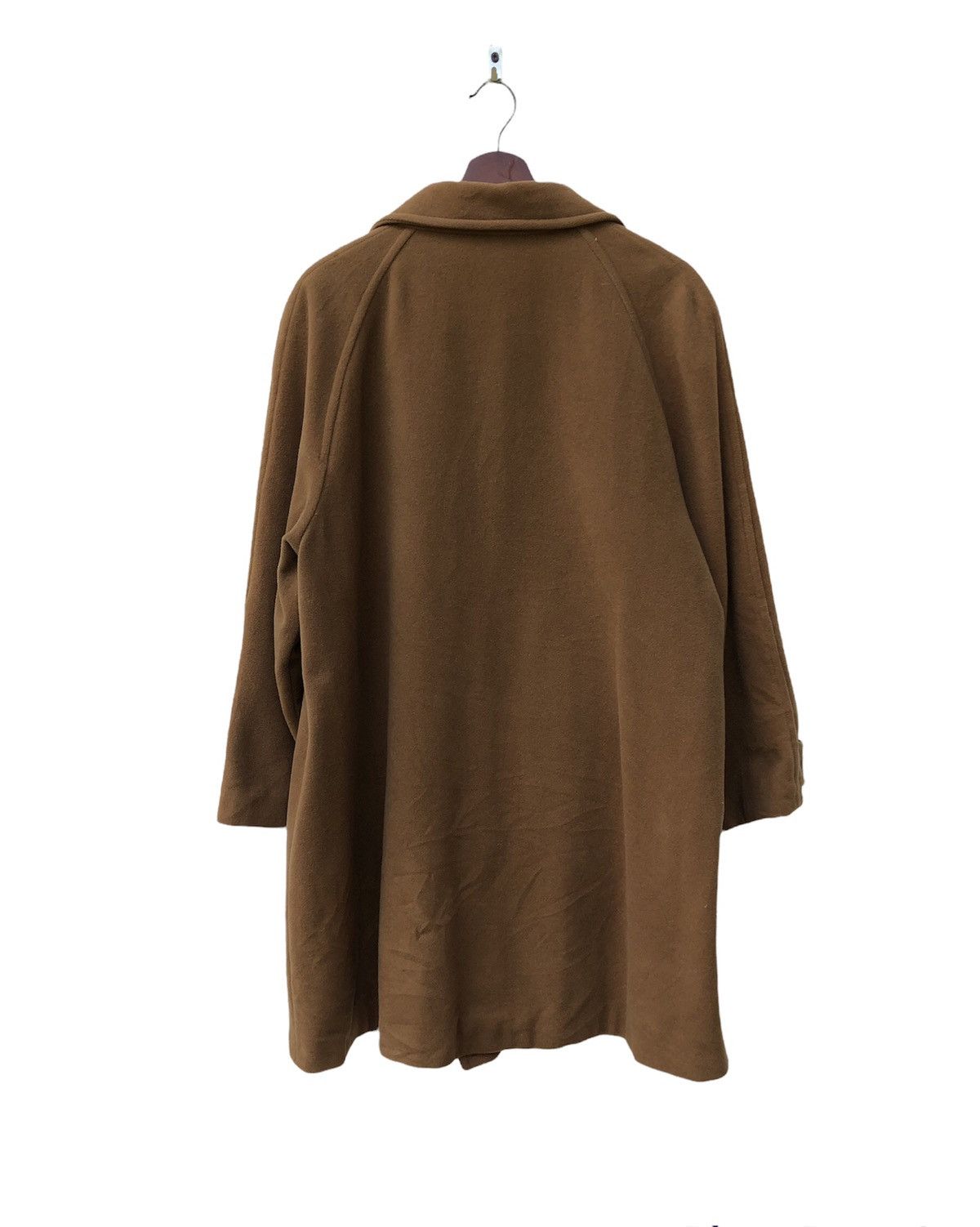 United Colors Of Benetton UNITED COLOUR OF BENETTON DOUBLE COLLAR LONG COAT JACKET Size L / US 10 / IT 46 - 2 Thumbnail