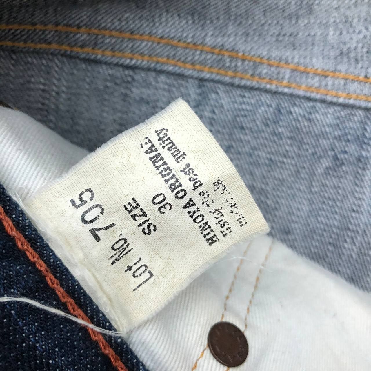 Burgus Plus P513 BURGUS PLUS X HINOYA DISTRESSED DENIM Size US 30 / EU 46 - 10 Thumbnail