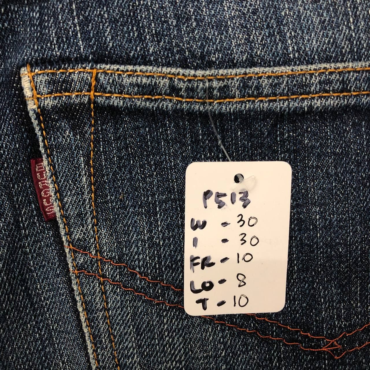 Burgus Plus P513 BURGUS PLUS X HINOYA DISTRESSED DENIM Size US 30 / EU 46 - 11 Thumbnail