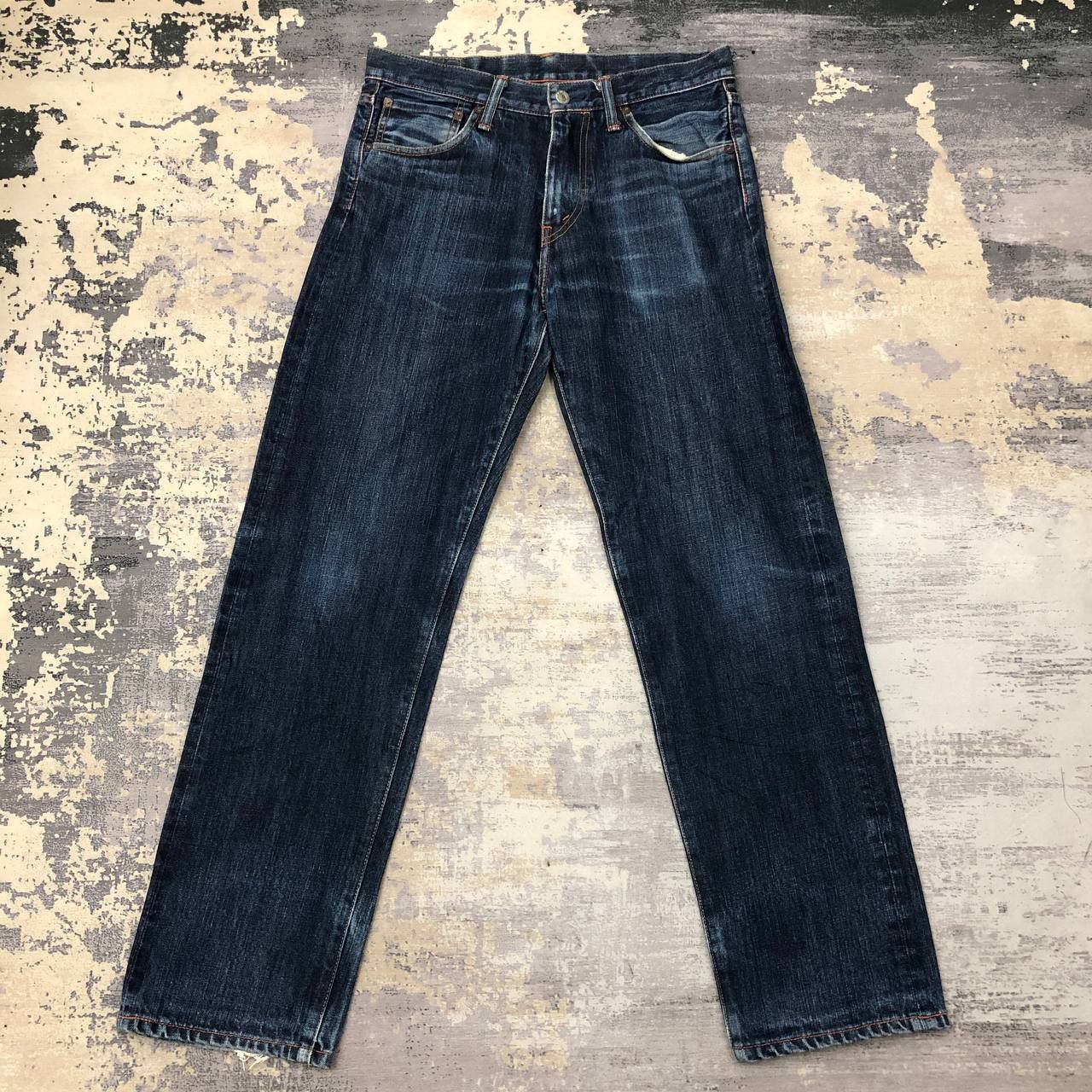 Burgus Plus P513 BURGUS PLUS X HINOYA DISTRESSED DENIM Size US 30 / EU 46 - 1 Thumbnail