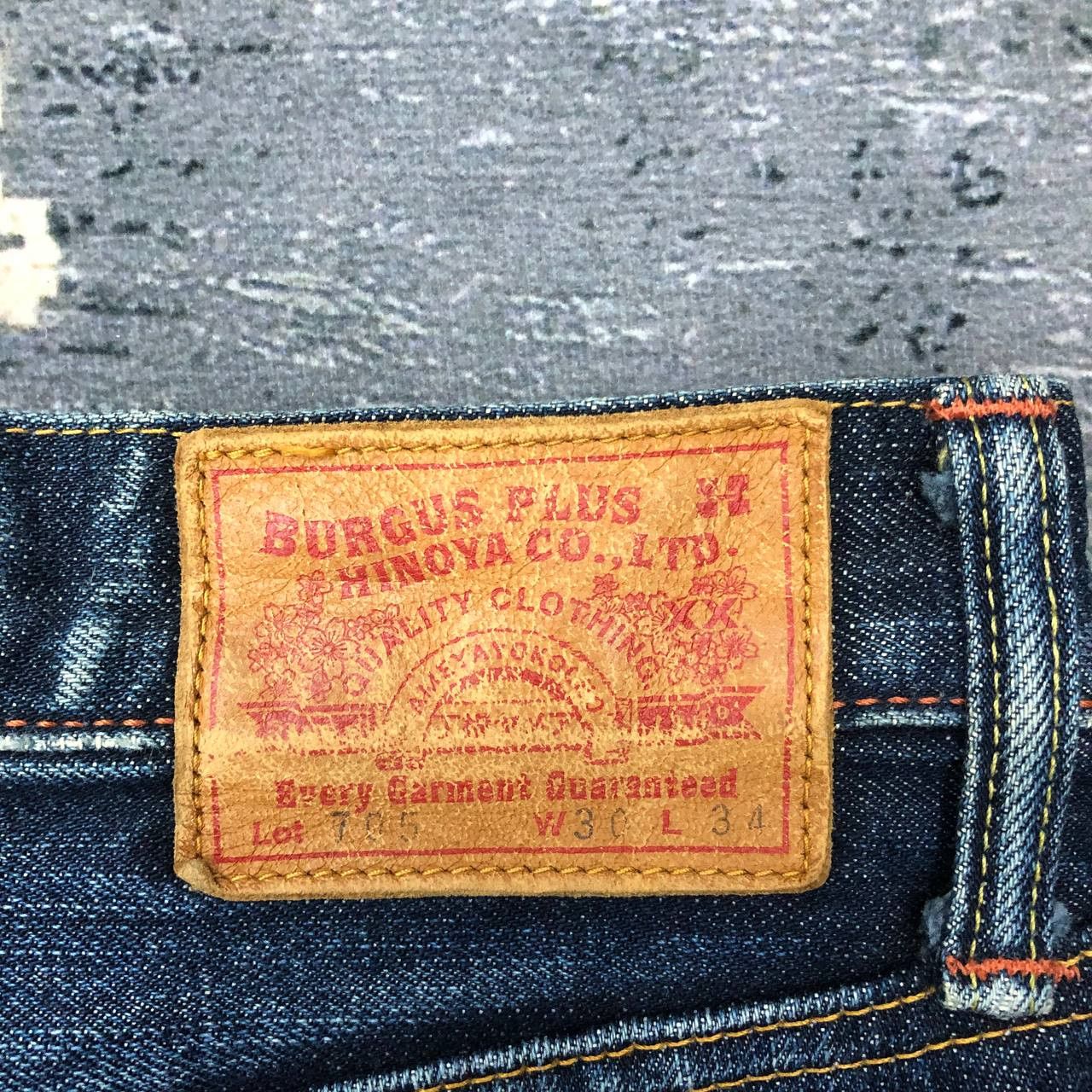 Burgus Plus P513 BURGUS PLUS X HINOYA DISTRESSED DENIM Size US 30 / EU 46 - 5 Thumbnail
