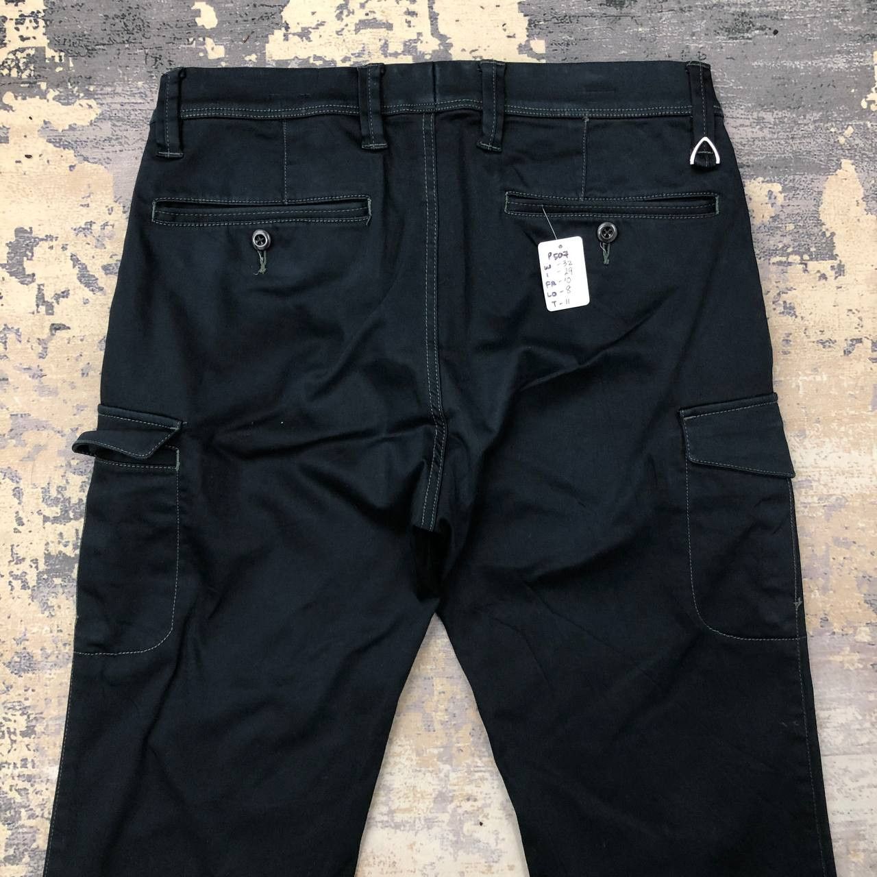 Japanese Brand P507 VINGT-TRIOS JAPAN SLIMFIT CARGO PANTS Size US 32 / EU 48 - 4 Thumbnail
