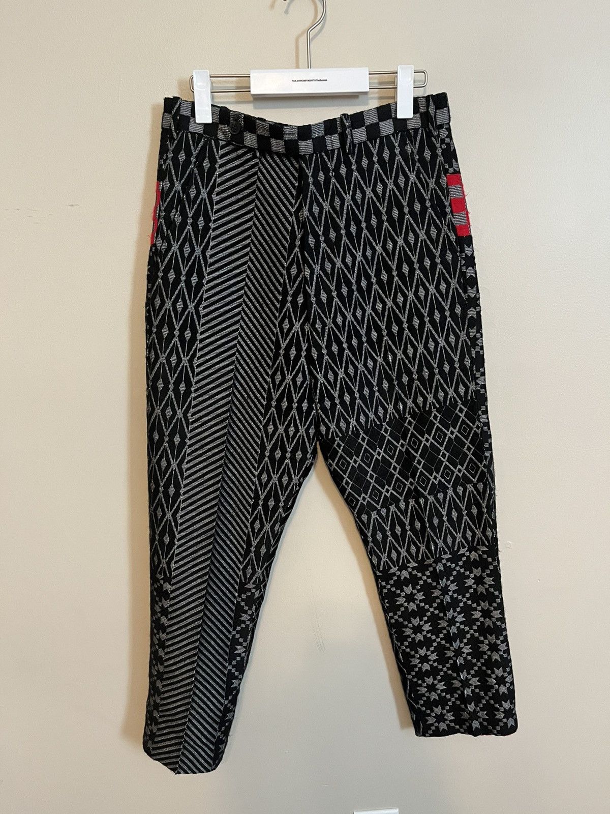 Haider Ackermann Cropped jacquard pants Size US 29 - 2 Thumbnail