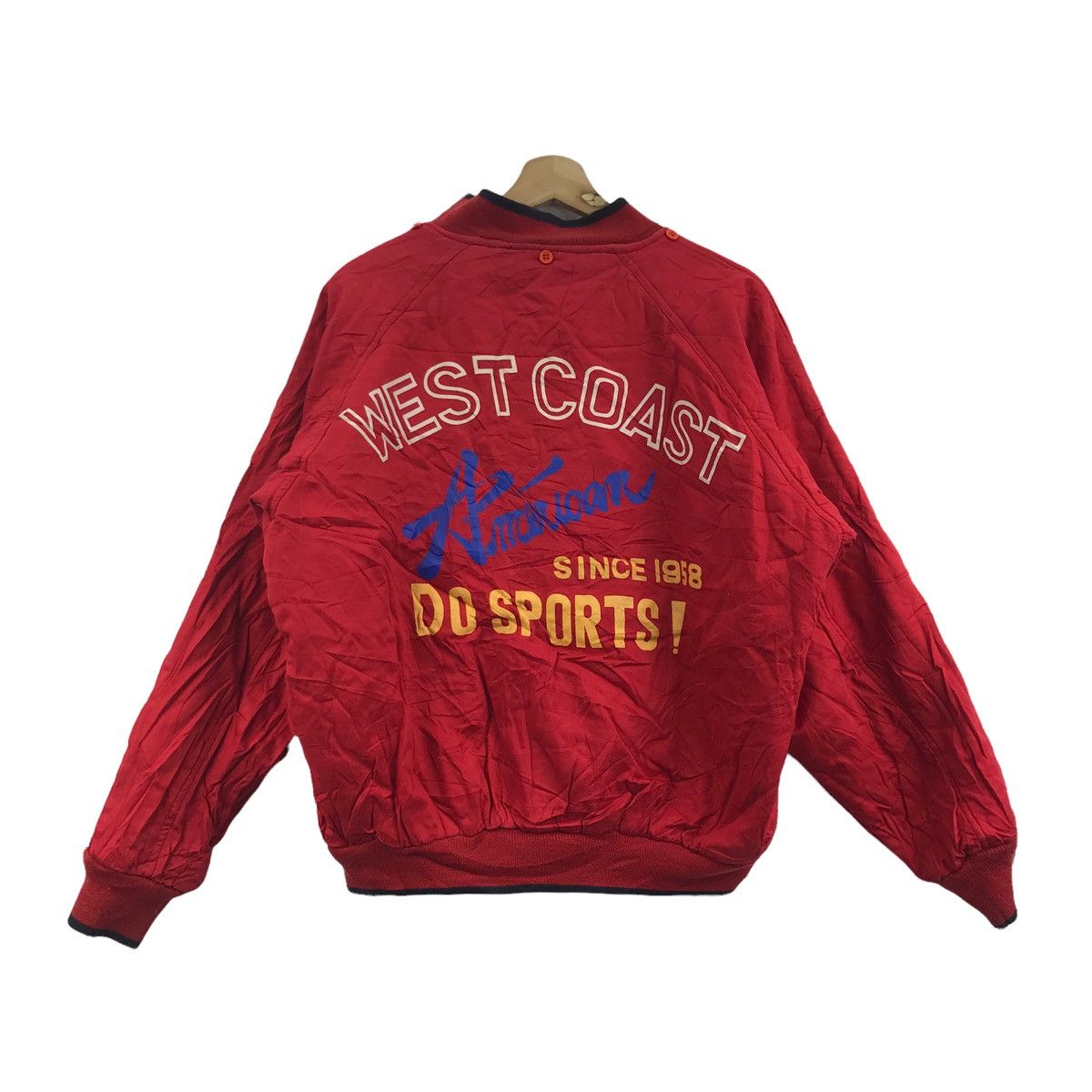 Vintage WEST COAST AMERICAN Do Sport Modern Teams Reversible Bomber Size US M / EU 48-50 / 2 - 1 Thumbnail