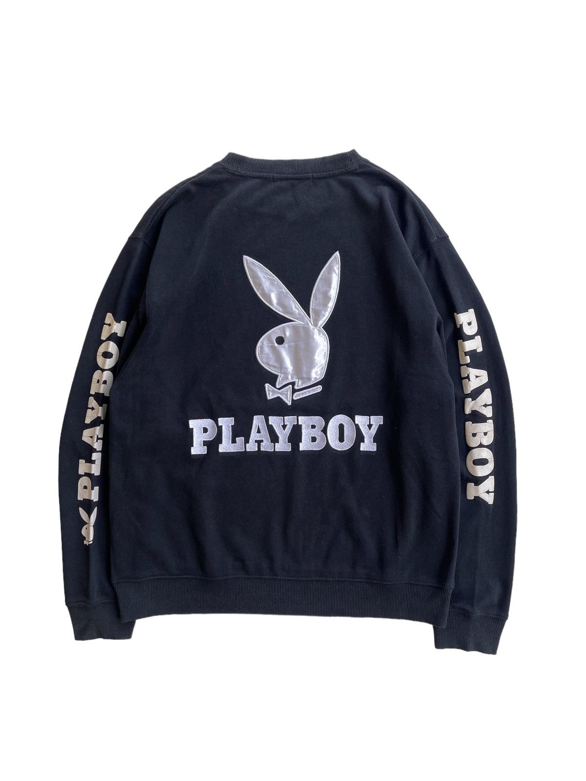 Playboy VINTAGE 90s PLAYBOY BIG LOGO SIDETAPE Size US L / EU 52-54 / 3 - 1 Thumbnail