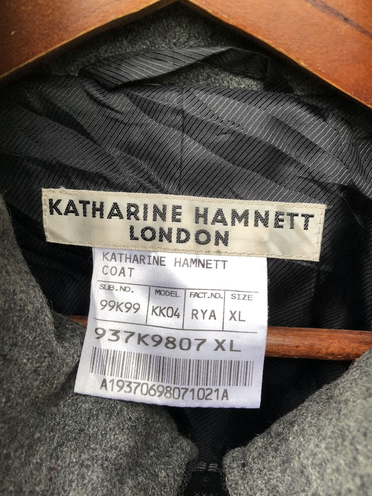 Autumn Cashmere 💥KATHARINE HAMMNET LONDON OVER COAT JACKET Size US M / EU 48-50 / 2 - 5 Thumbnail