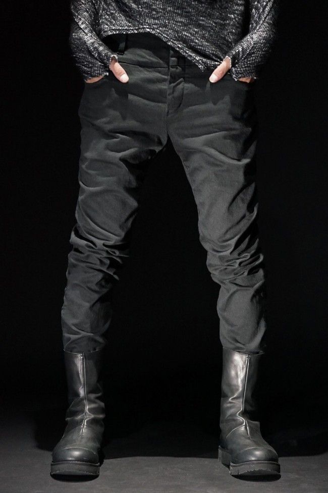 Pre-owned The Viridi-anne Twill Curve Pants.like Julius Or Devoa Pants In Dyed Grey