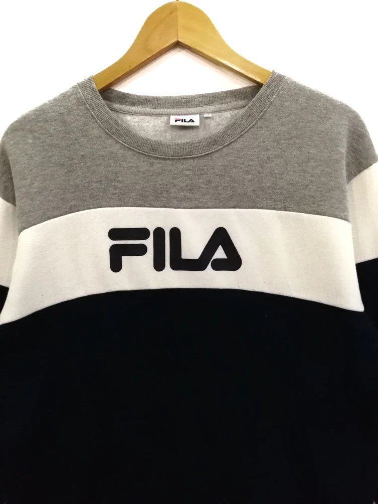 Fila × Vintage Fila Sweatshirt Big Logo multicolour size large Size US L / EU 52-54 / 3 - 3 Thumbnail