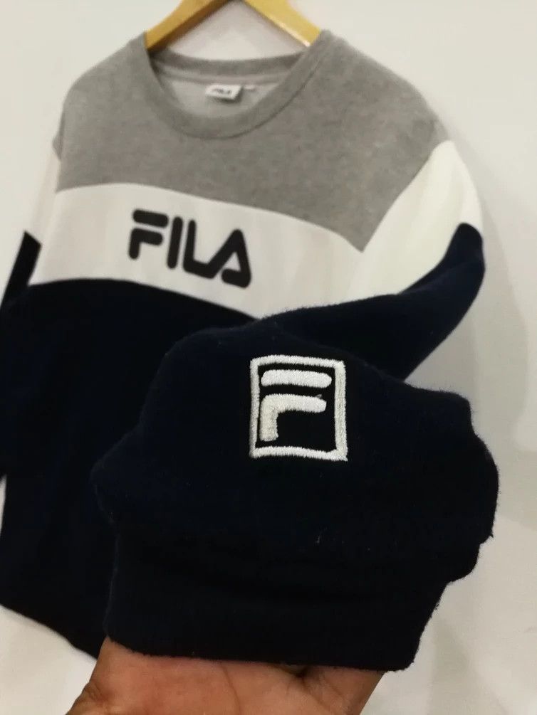 Fila × Vintage Fila Sweatshirt Big Logo multicolour size large Size US L / EU 52-54 / 3 - 6 Thumbnail