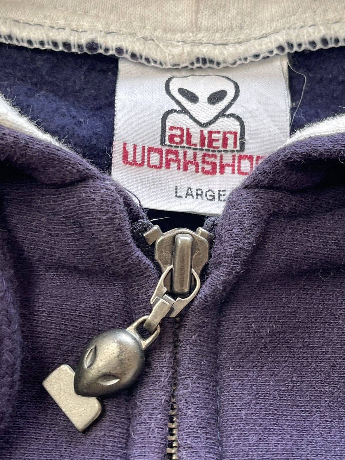 Alien Workshop Vintage Alien Workshop Skates Hooded Sweater Size US L / EU 52-54 / 3 - 3 Thumbnail