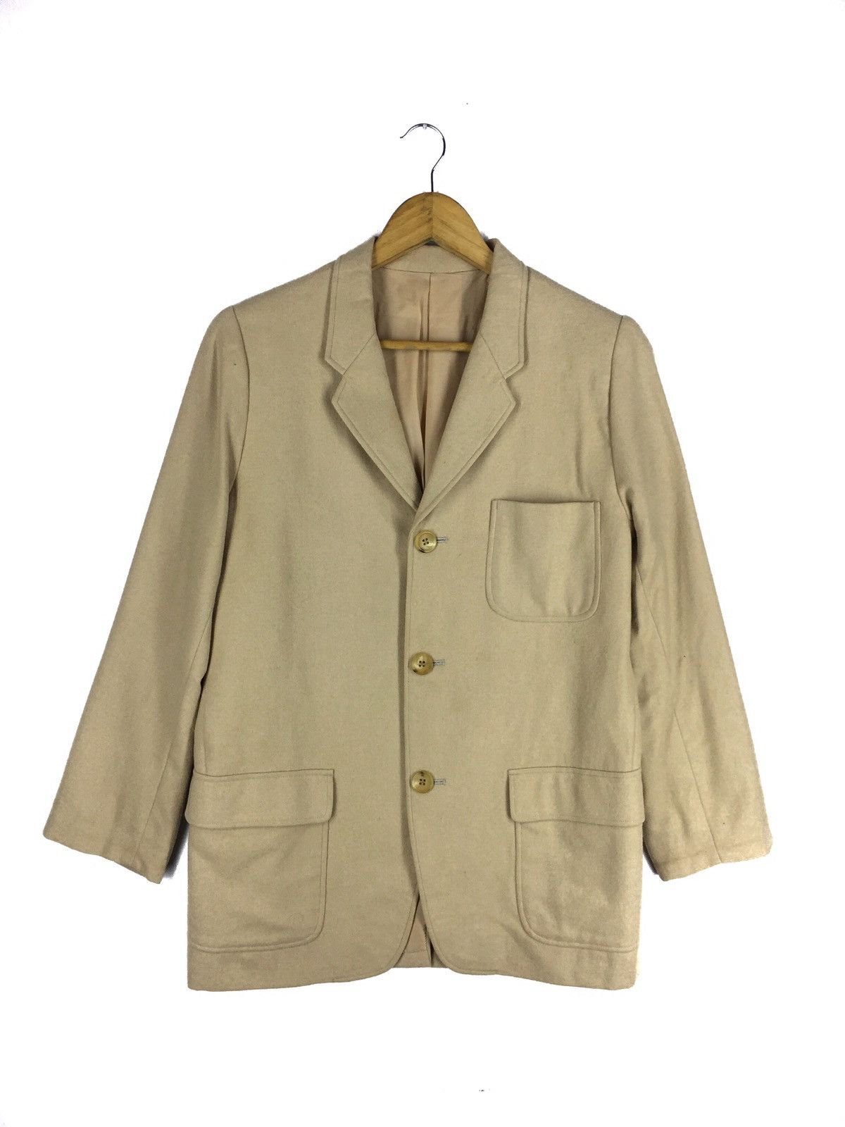 Yohji Yamamoto YOHJI YAMAMOTO WOOL JACKET Size US M / EU 48-50 / 2 - 1 Thumbnail
