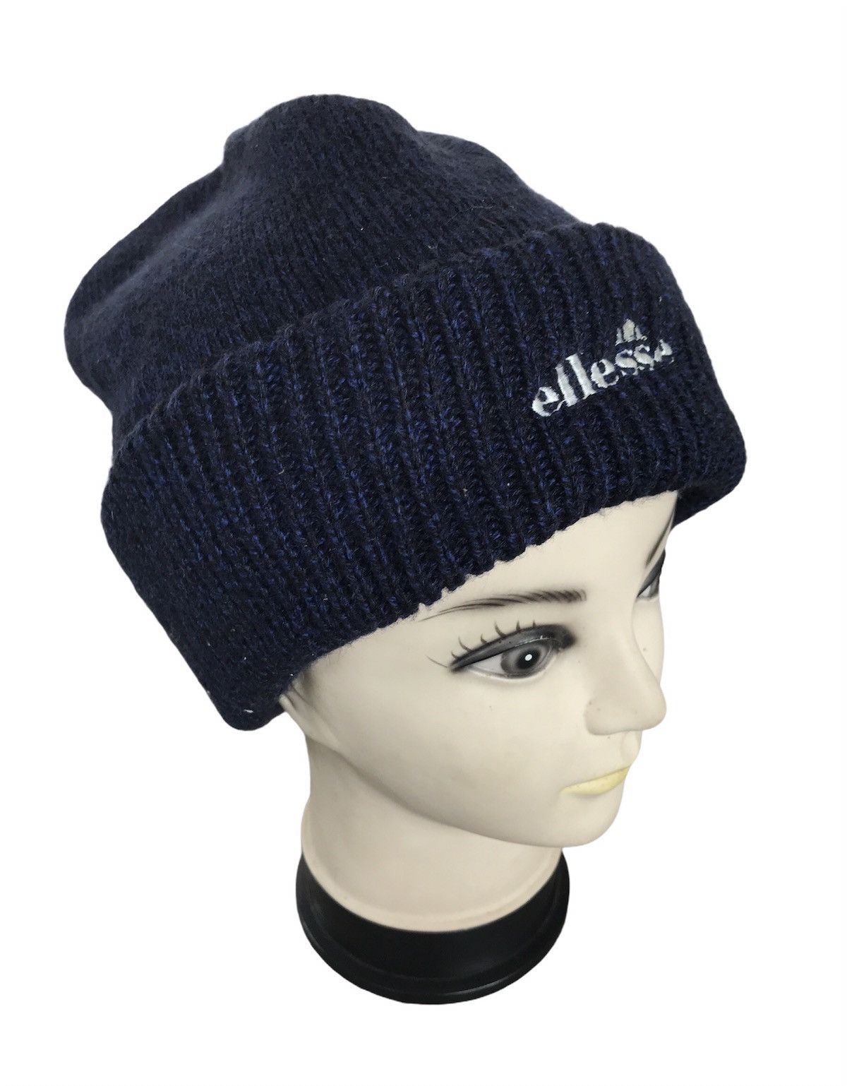 【vintage】90s ellesse 耳当て Beanie Knit Other Designers Vintage Ellesse Knitted Beanie Hat