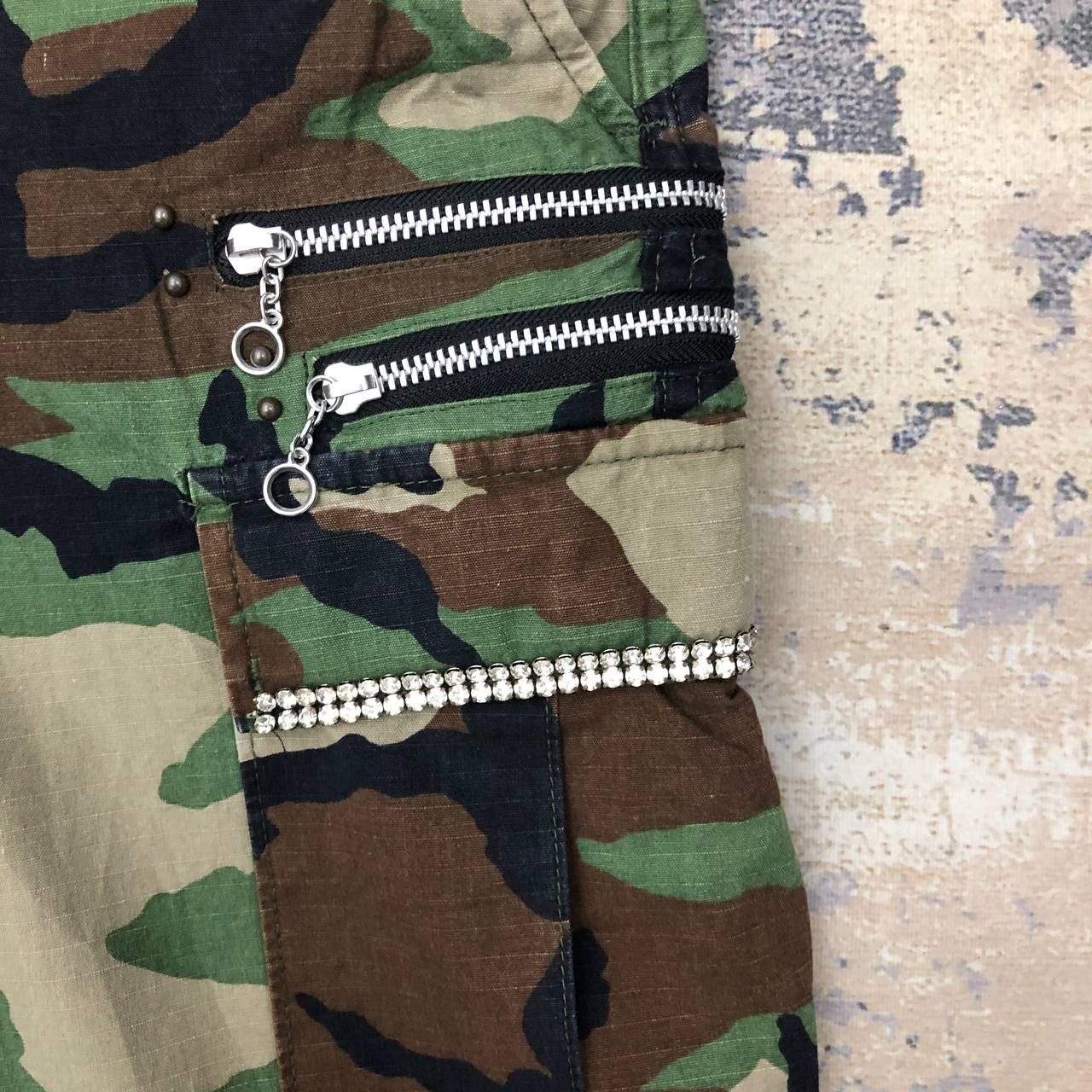 Tru-Spec P494 MUSTANG RANCH TRU-SPEC ARMY CARGO PANTS Size 26" / US 2 / IT 38 - 7 Thumbnail