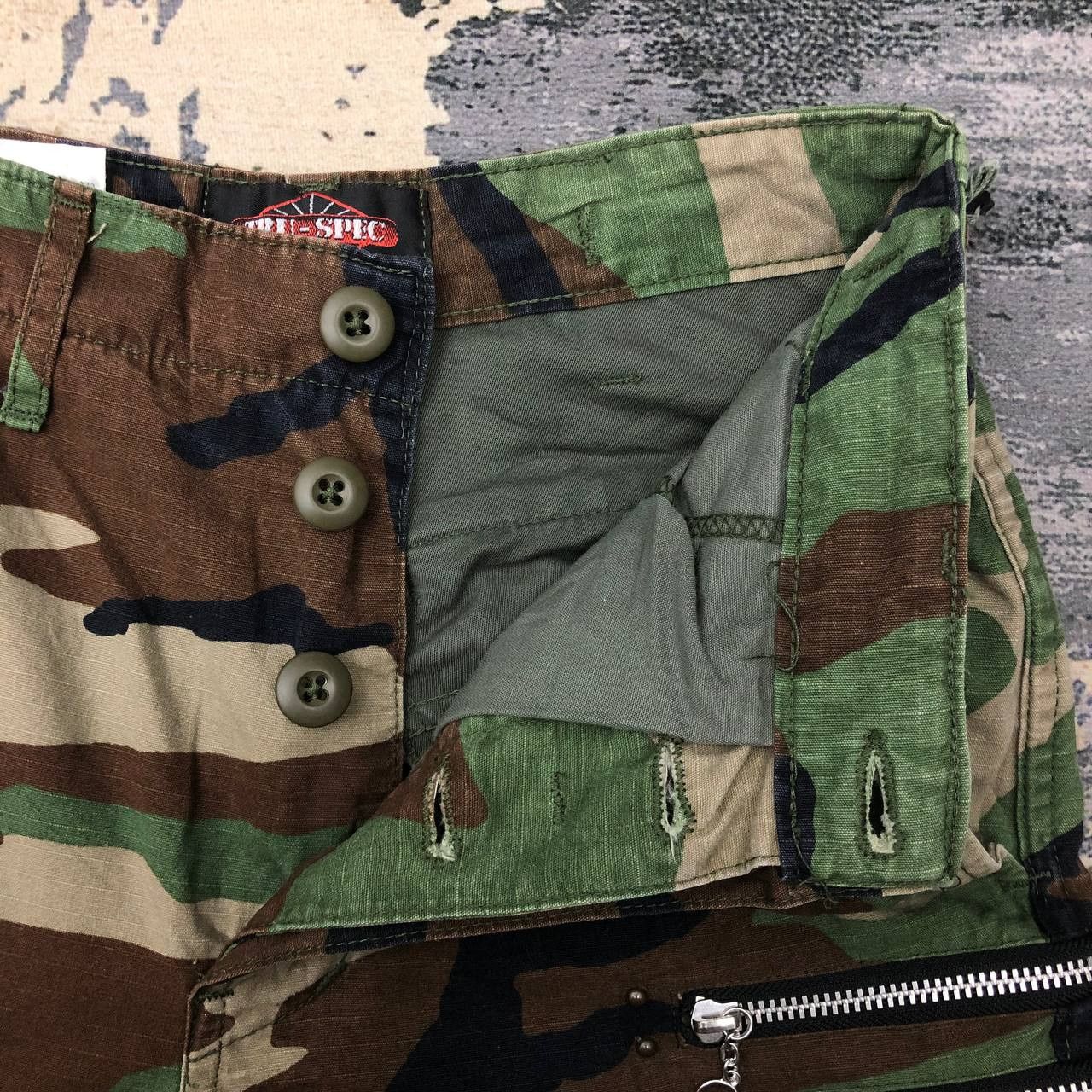 Tru-Spec P494 MUSTANG RANCH TRU-SPEC ARMY CARGO PANTS Size 26" / US 2 / IT 38 - 6 Thumbnail