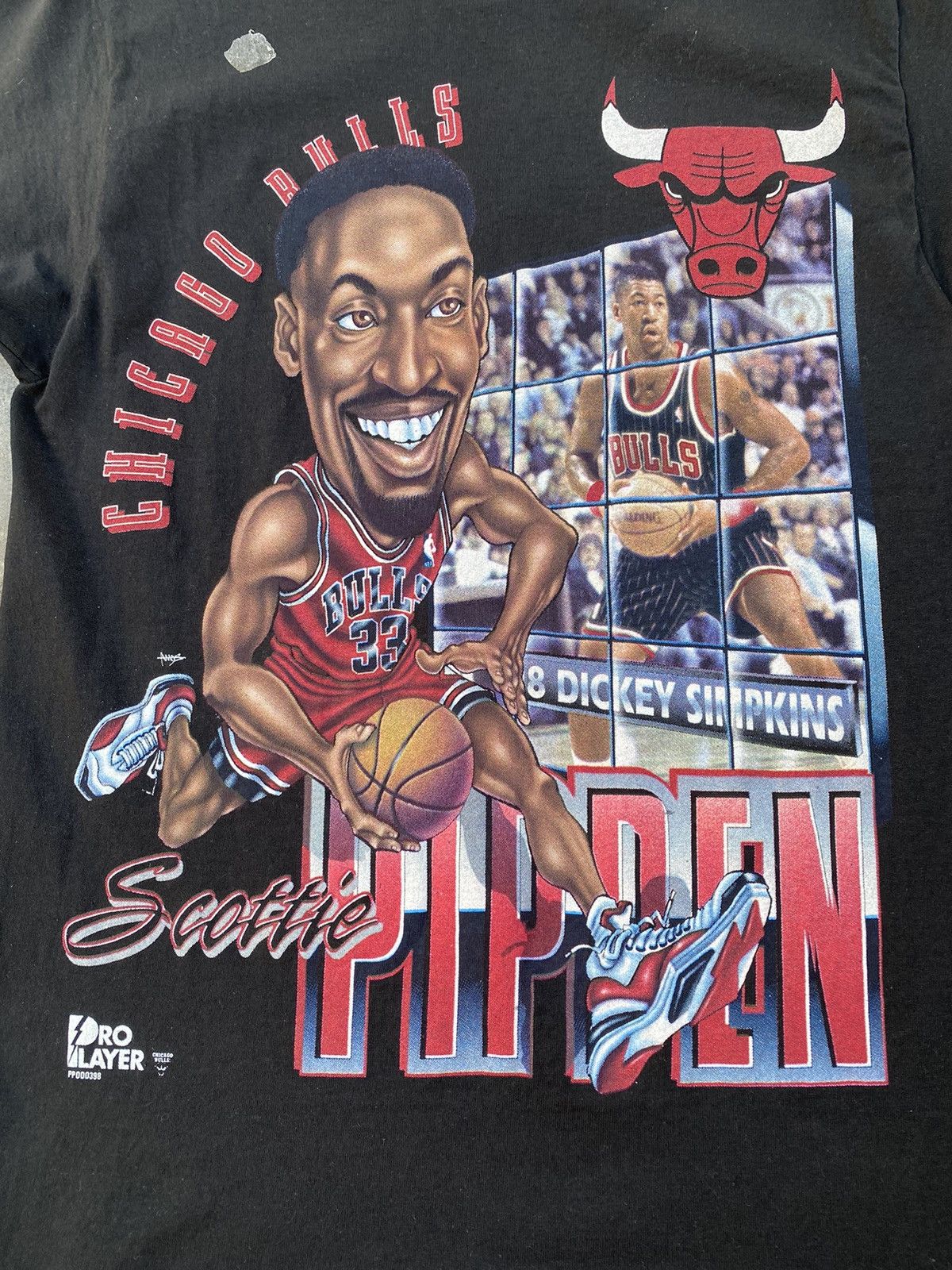 Vintage Vintage Scottie Pippen Chicago Bulls Nba Tees Size US M / EU 48-50 / 2 - 3 Thumbnail