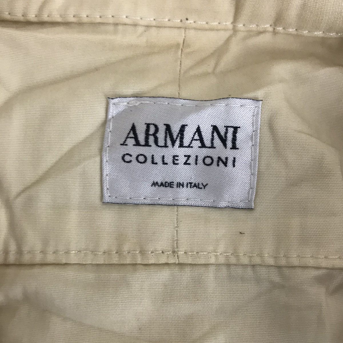 Armani Vintage ARMANI COLLEZIONI Italy Canvas Bomber Jacket Size US L / EU 52-54 / 3 - 4 Thumbnail