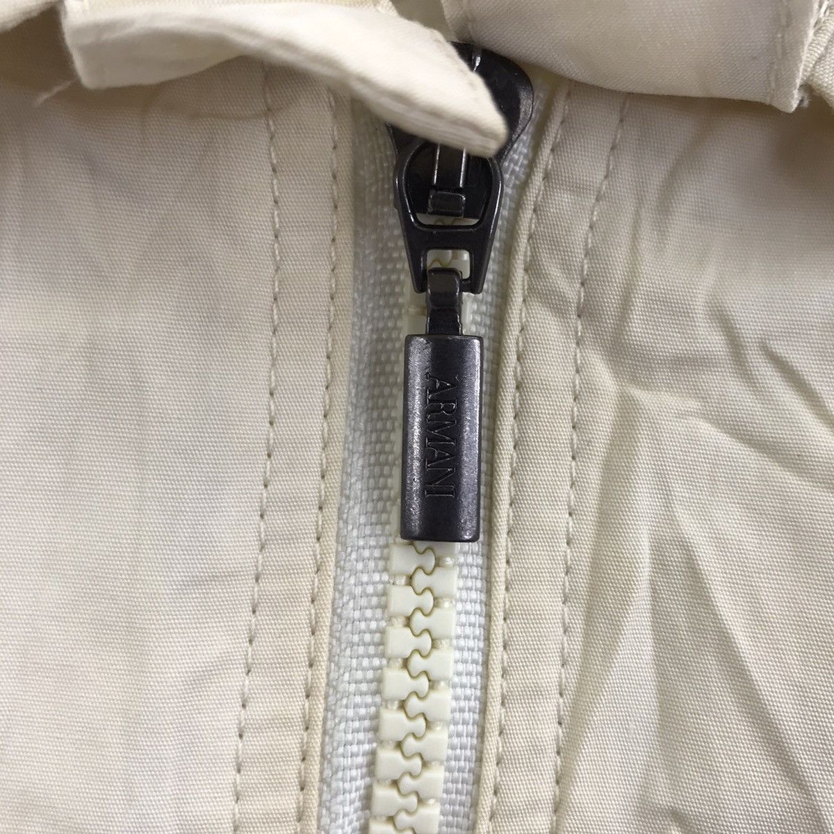 Armani Vintage ARMANI COLLEZIONI Italy Canvas Bomber Jacket Size US L / EU 52-54 / 3 - 3 Thumbnail