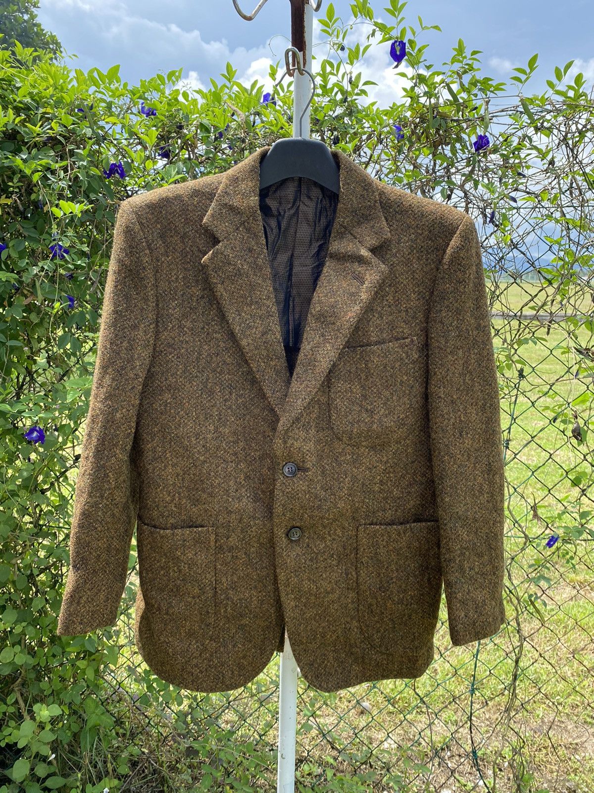 Harris Tweed Vintage Harris Tweed two button blazer Size US M / EU 48-50 / 2 - 1 Thumbnail