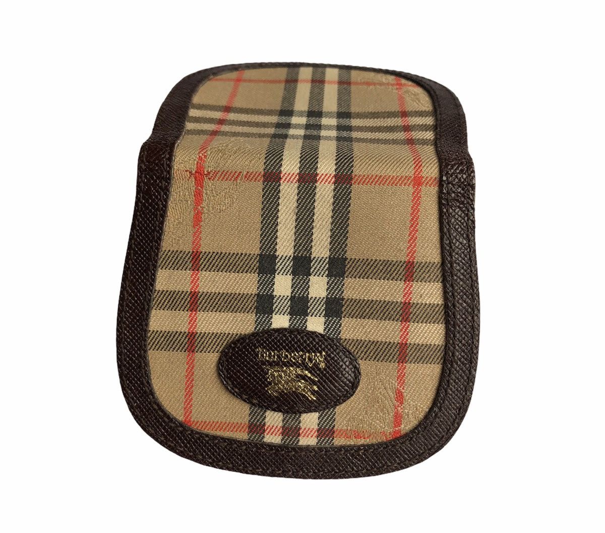 image of Vintage Burberrys Novacheck Mini Accessories Bag, Men's