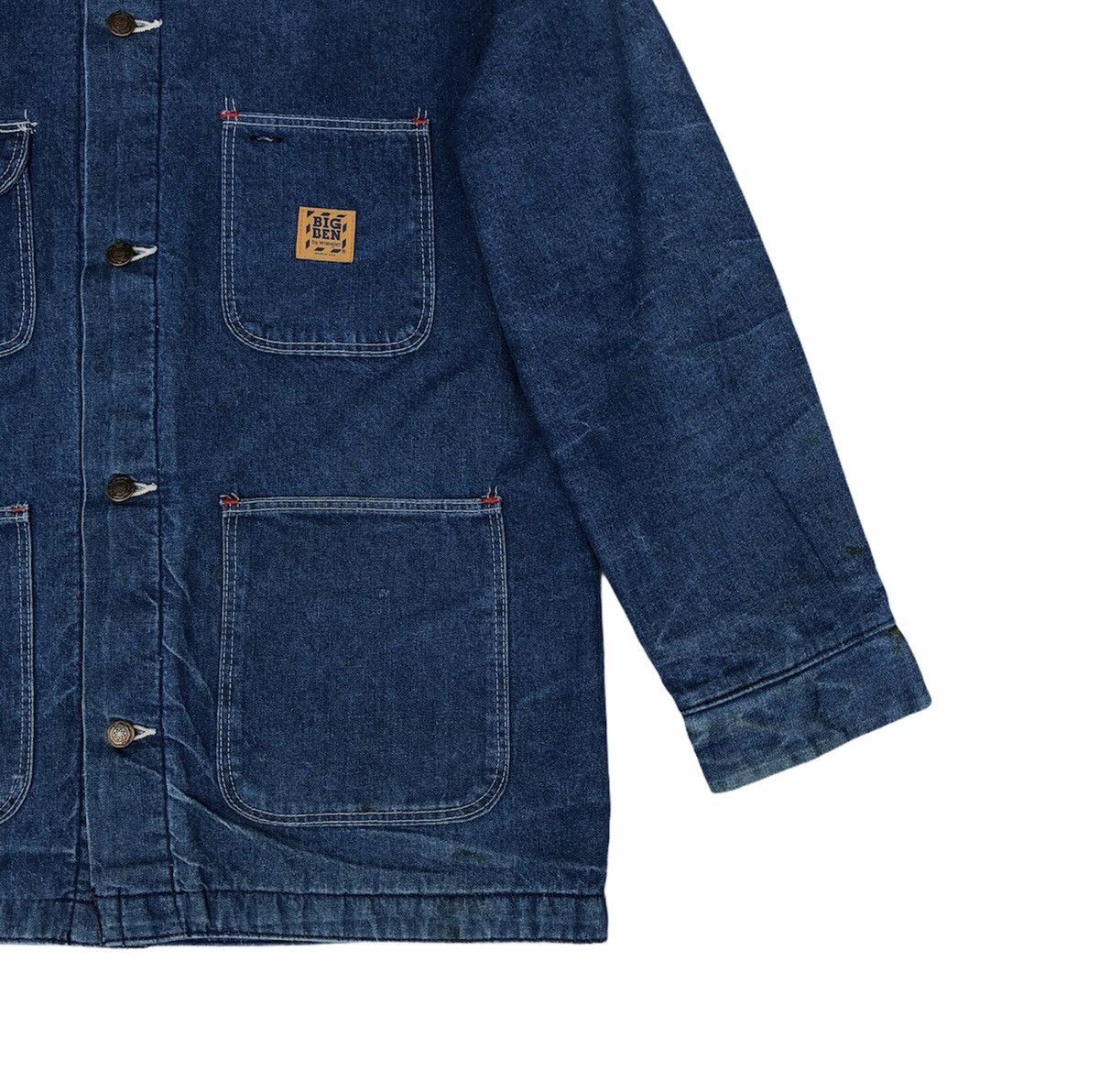 Wrangler 🔥Big Ben By Wrangler Chore Jacket Workwear Woollen Lining Size US L / EU 52-54 / 3 - 4 Thumbnail