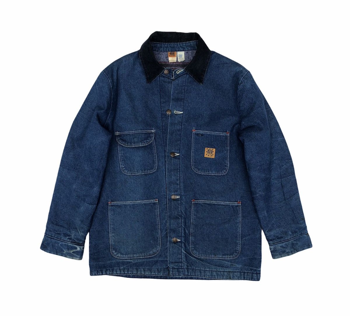 Wrangler 🔥Big Ben By Wrangler Chore Jacket Workwear Woollen Lining Size US L / EU 52-54 / 3 - 1 Thumbnail