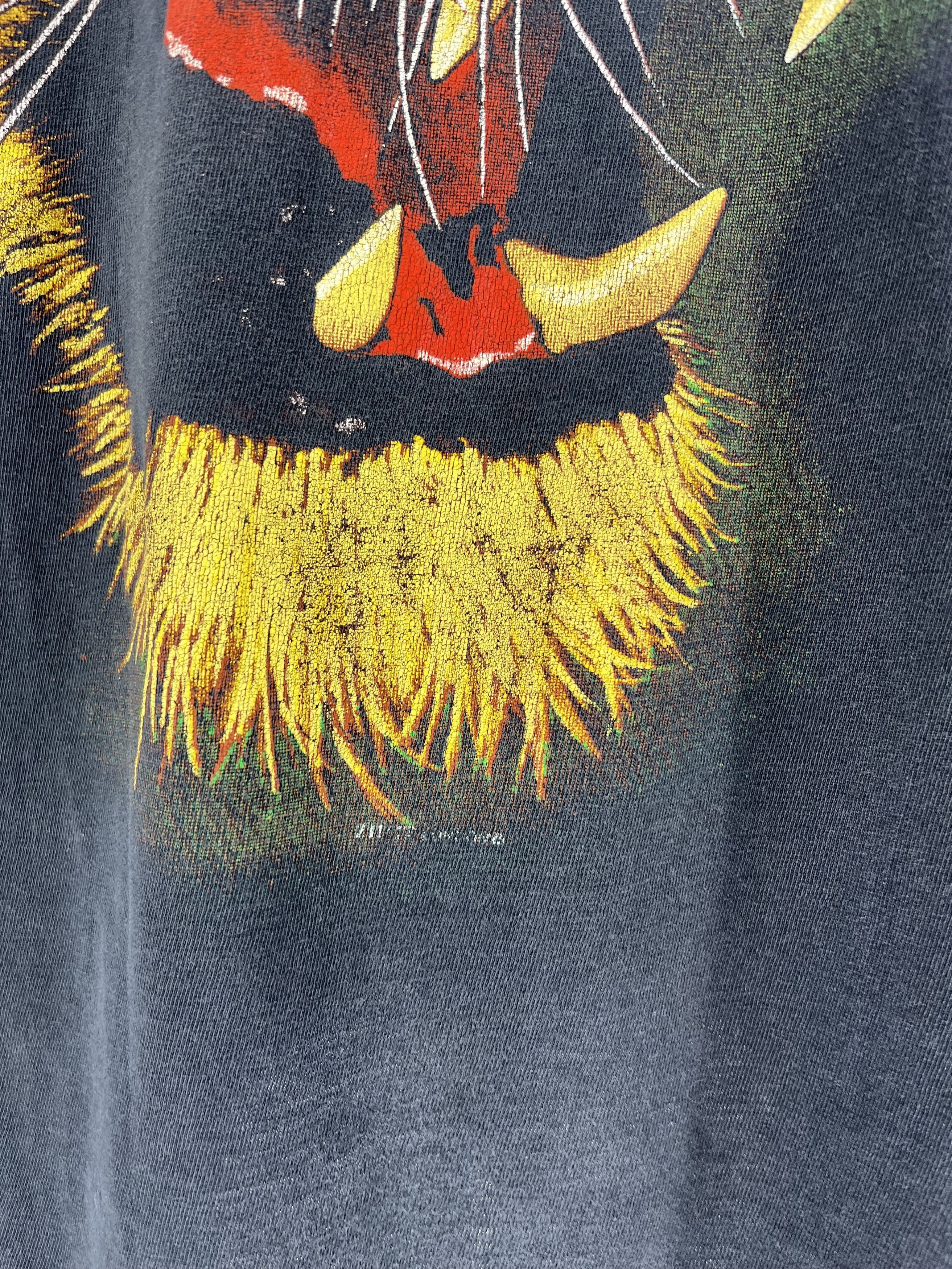 Vintage Vintage 90s Tiger Face Boxy Fit Tee Zip It London Size US L / EU 52-54 / 3 - 9 Thumbnail