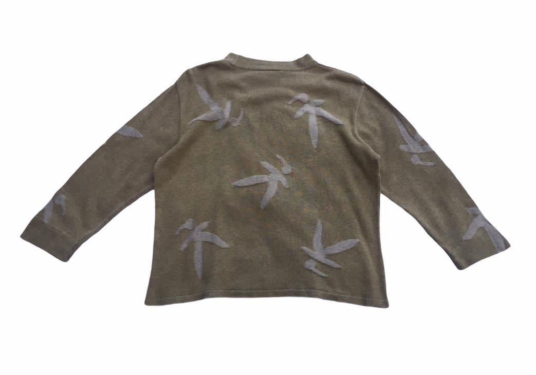 Issey Miyake HAI SPORTING GEAR LONGSLEEVE FULLPRINT CROPPED SHIRT Size M / US 6-8 / IT 42-44 - 4 Thumbnail