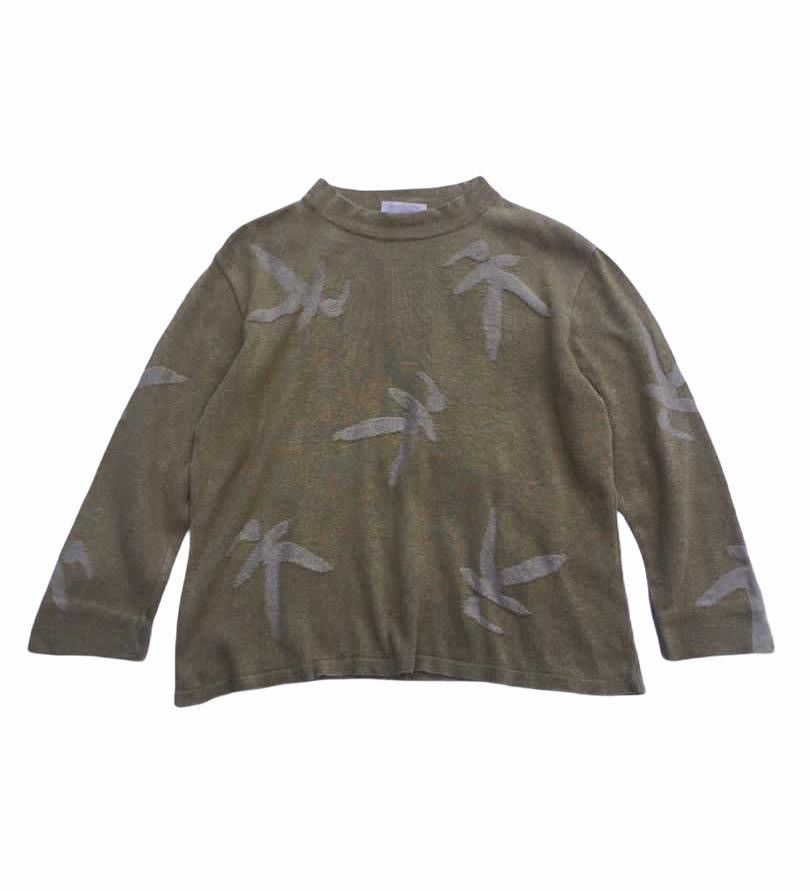 Issey Miyake HAI SPORTING GEAR LONGSLEEVE FULLPRINT CROPPED SHIRT Size M / US 6-8 / IT 42-44 - 1 Thumbnail