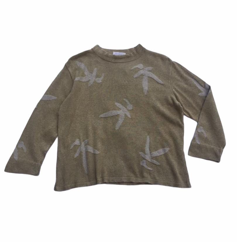 Issey Miyake HAI SPORTING GEAR LONGSLEEVE FULLPRINT CROPPED SHIRT Size M / US 6-8 / IT 42-44 - 3 Thumbnail