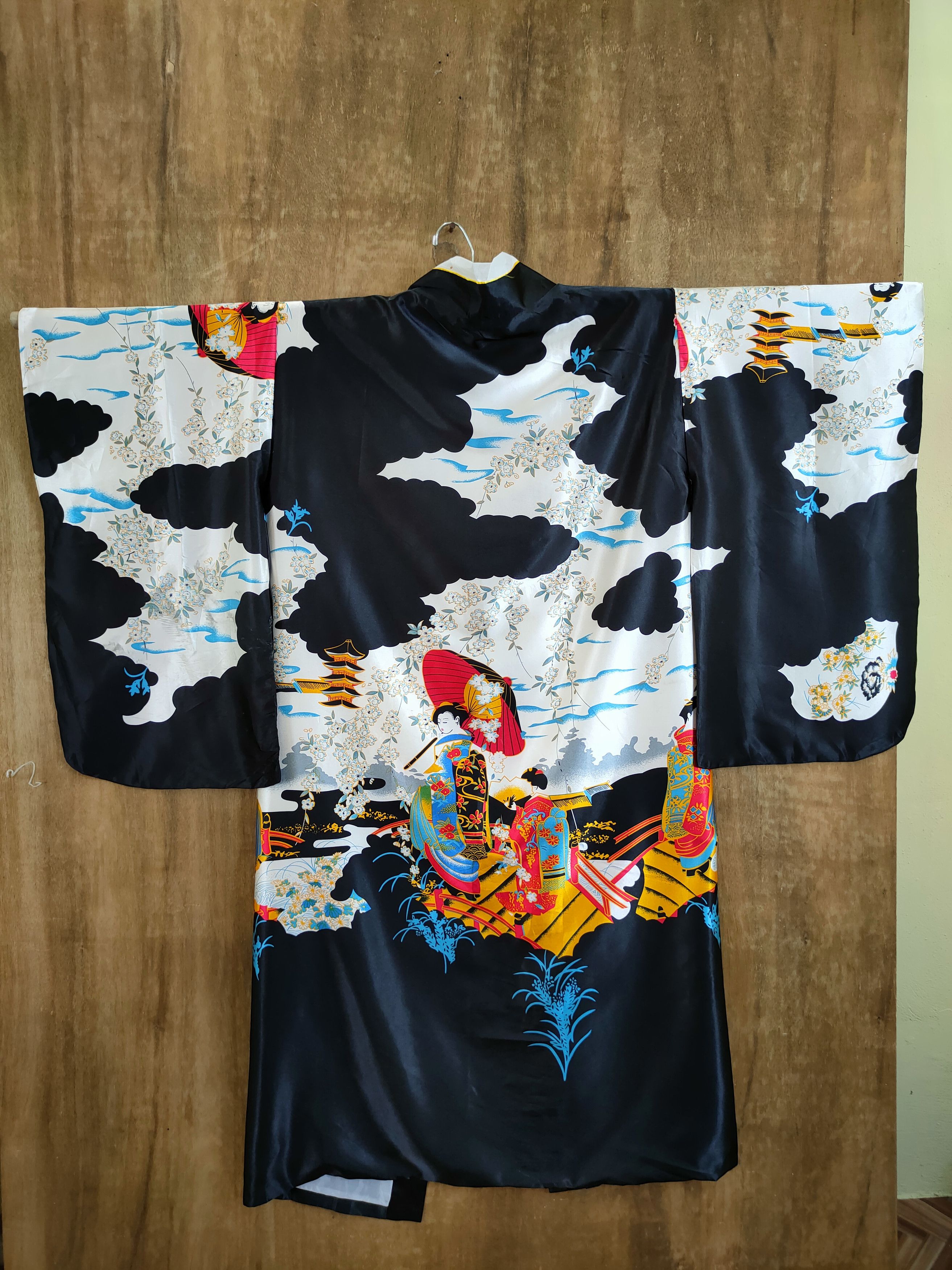 image of Kimono Japan Dragon Dl Japanese Ladies Vintage Kimono Cardigan 46-720 in Mix, Women's