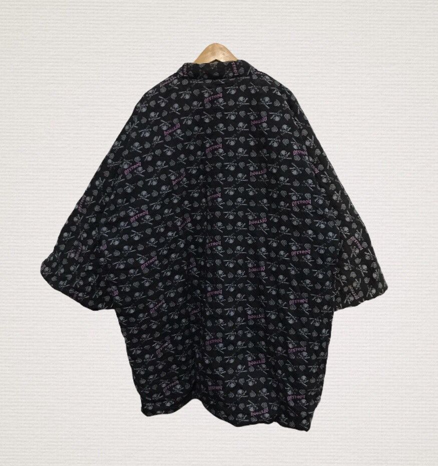 Japanese Brand Home to home destroy kimono jacket fullprint skull Size US L / EU 52-54 / 3 - 3 Thumbnail