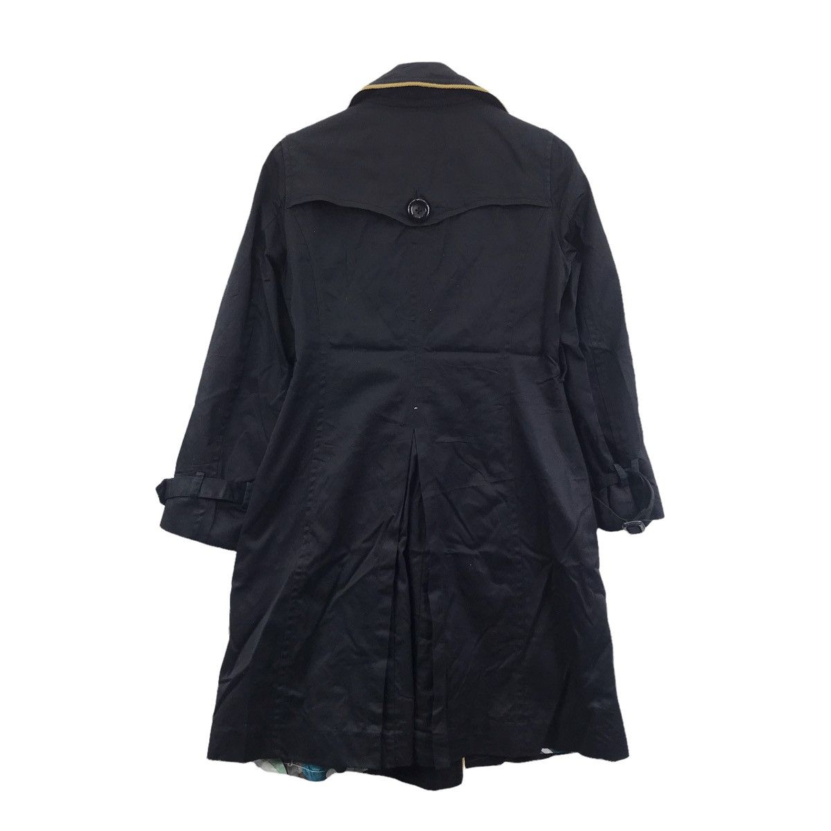 Vintage PARC LAMU Overprint Japanese Brand Black Pea Coat Jacket Size US M / EU 48-50 / 2 - 8 Thumbnail