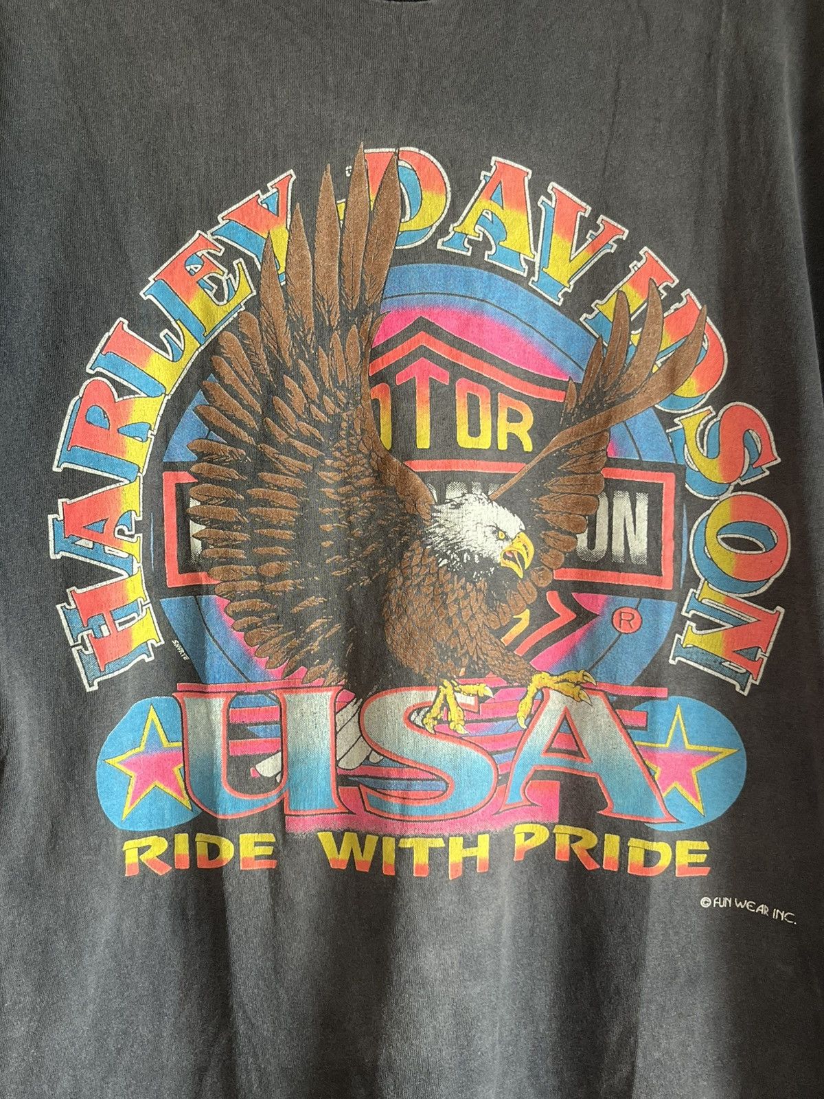 Vintage Harley davidson ft80 Size US L / EU 52-54 / 3 - 2 Thumbnail