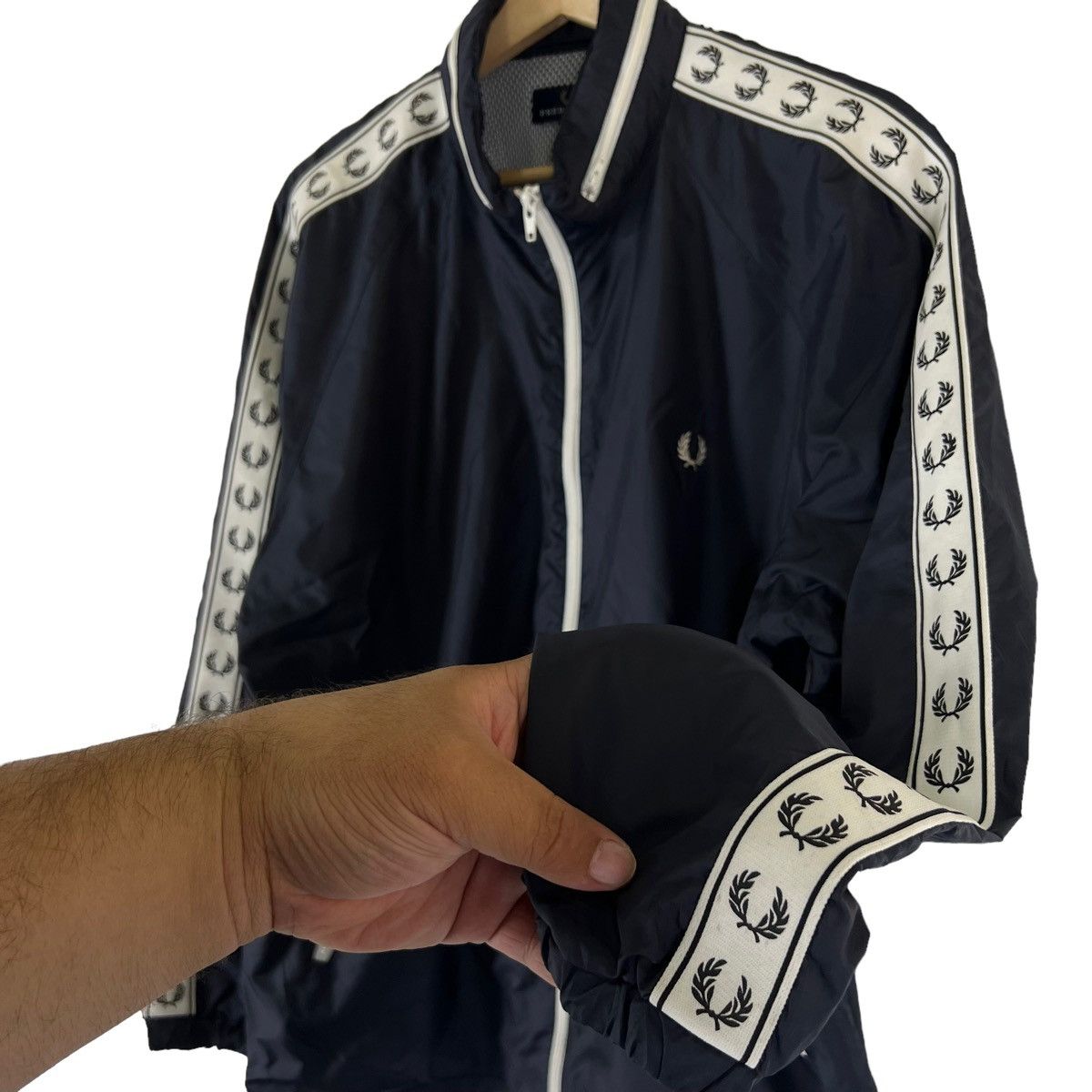 Japanese Brand VINTAGE FRED PERRY SIDE TAPE JACKET JAPAN MADE Size US M / EU 48-50 / 2 - 3 Thumbnail
