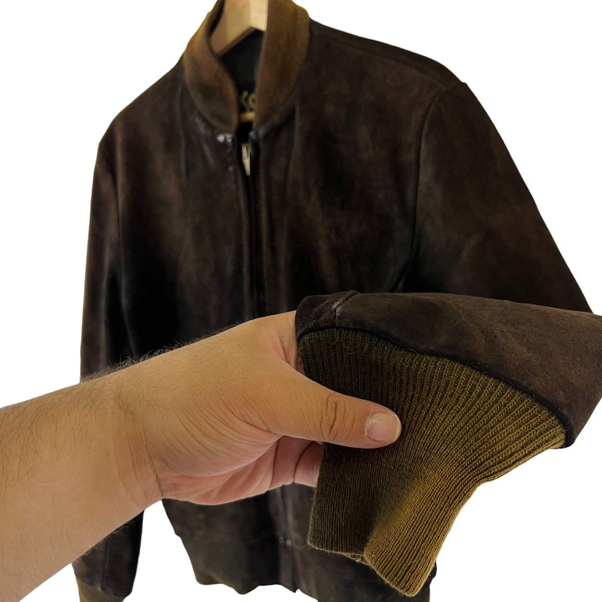 Schott VINTAGE SCHOTT MADE IN USA SUEDE LEATHER JACKET BOMBER STYLE Size US S / EU 44-46 / 1 - 4 Thumbnail