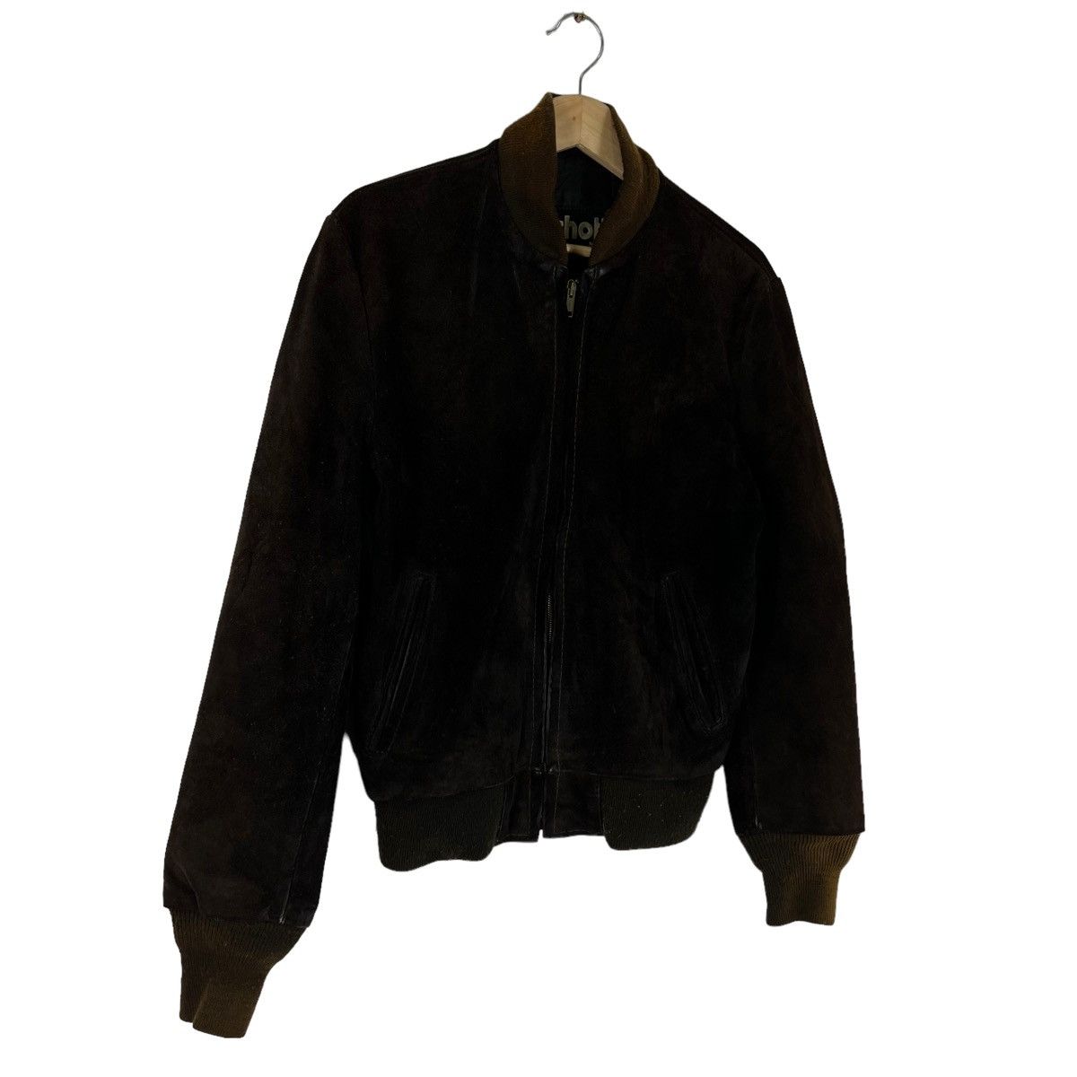 Schott VINTAGE SCHOTT MADE IN USA SUEDE LEATHER JACKET BOMBER STYLE Size US S / EU 44-46 / 1 - 3 Thumbnail