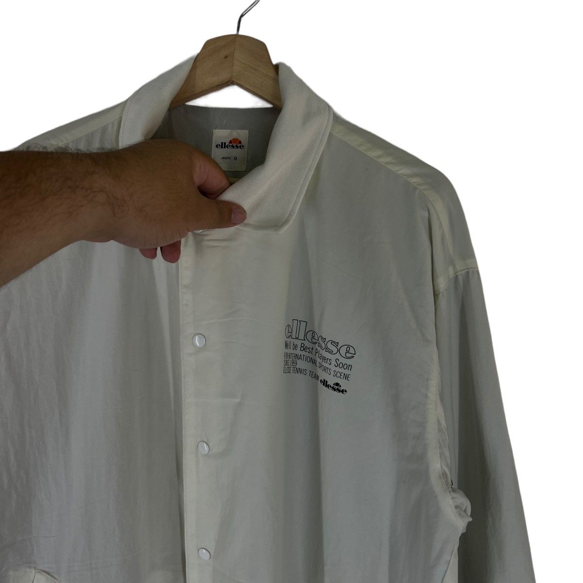 Japanese Brand VINTAGE ELLESSE JAPAN BOMBER JACKET BIG LOGO Size US M / EU 48-50 / 2 - 2 Thumbnail