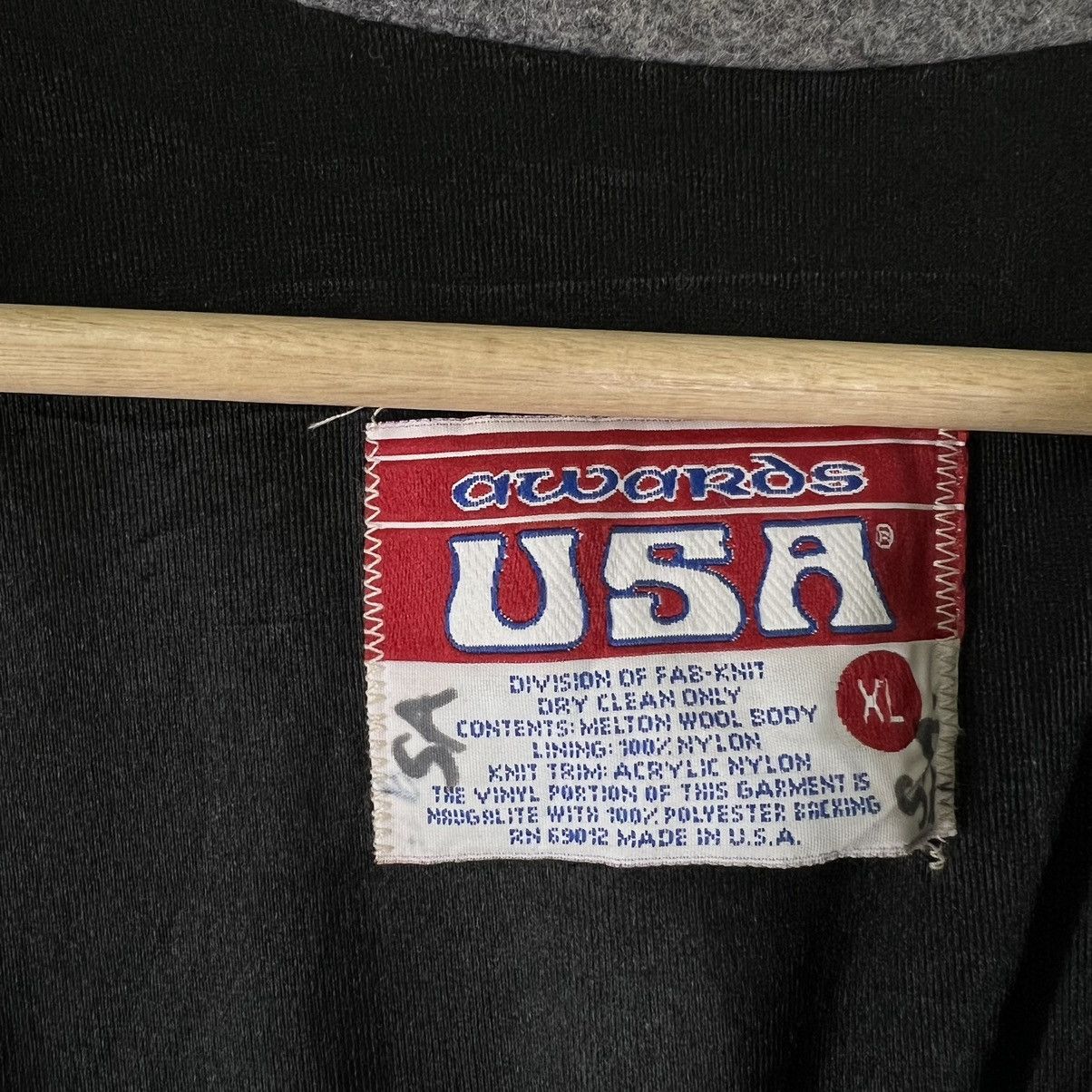 Vintage VINTAGE VARSITY JACKET LEATHER HANDLING AWARDS USA Size US XL / EU 56 / 4 - 10 Thumbnail