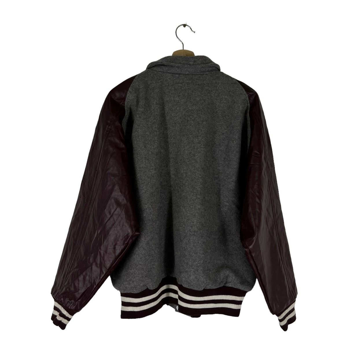Vintage VINTAGE VARSITY JACKET LEATHER HANDLING AWARDS USA Size US XL / EU 56 / 4 - 9 Thumbnail