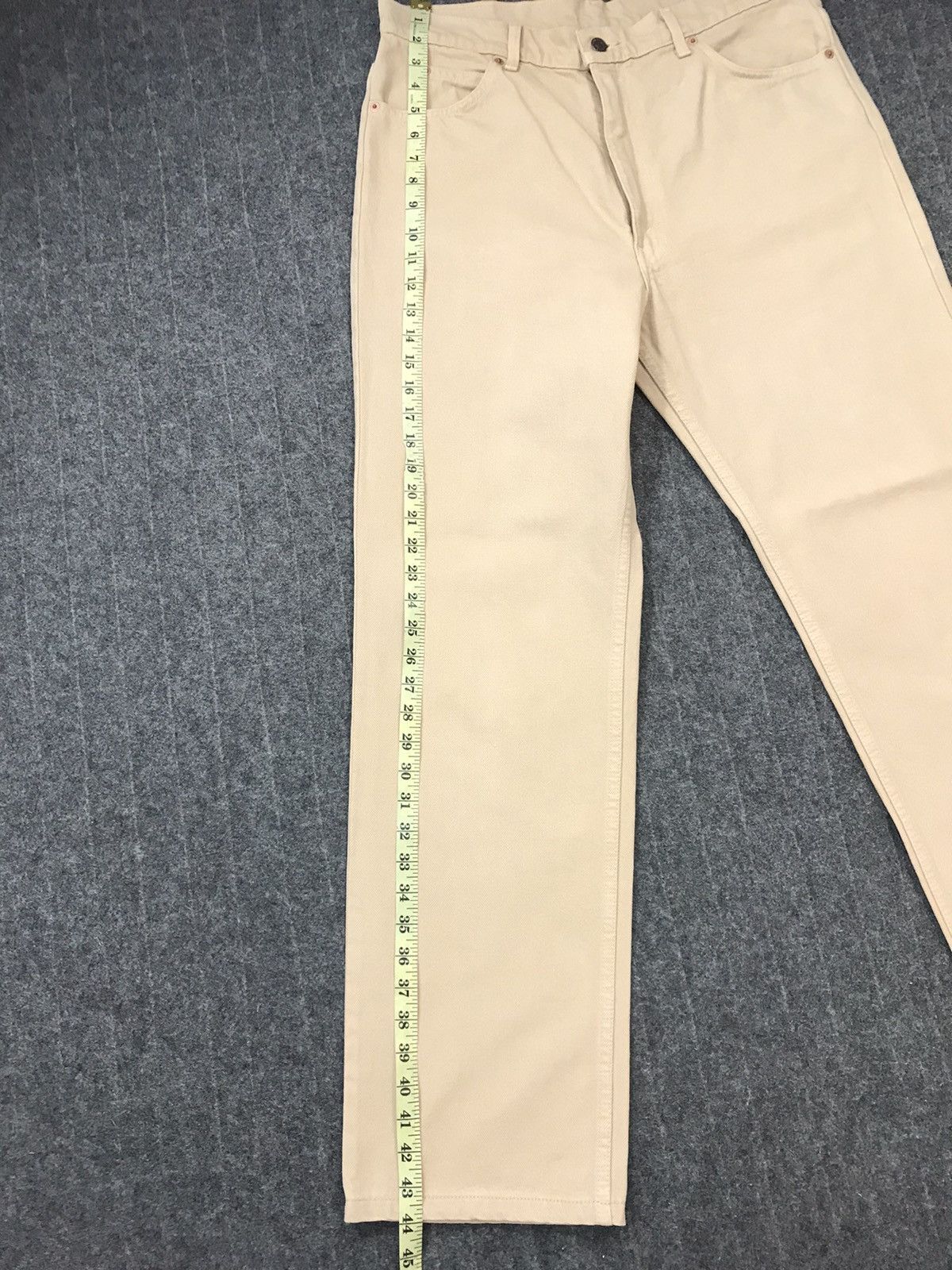 Levi's × Vintage Vintage Levi’s 210 Orange Tab Light Brown Colour Style Size US 34 / EU 50 - 20 Thumbnail