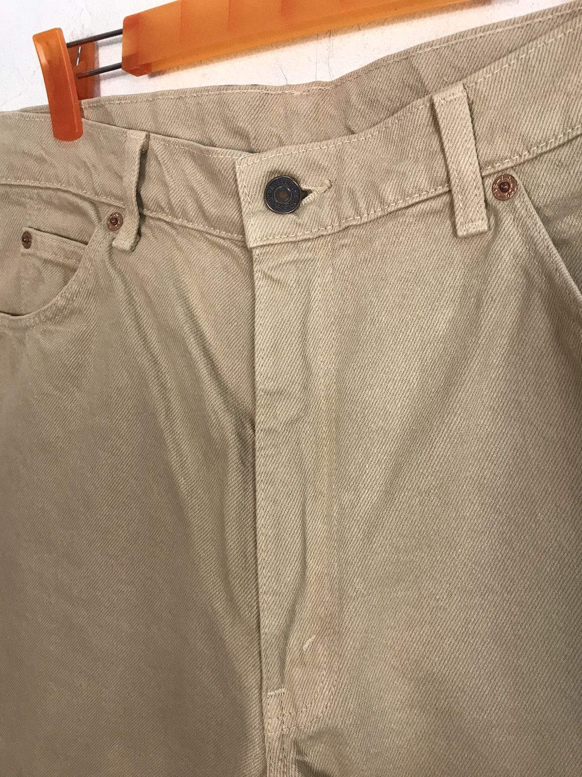 Levi's × Vintage Vintage Levi’s 210 Orange Tab Light Brown Colour Style Size US 34 / EU 50 - 6 Thumbnail