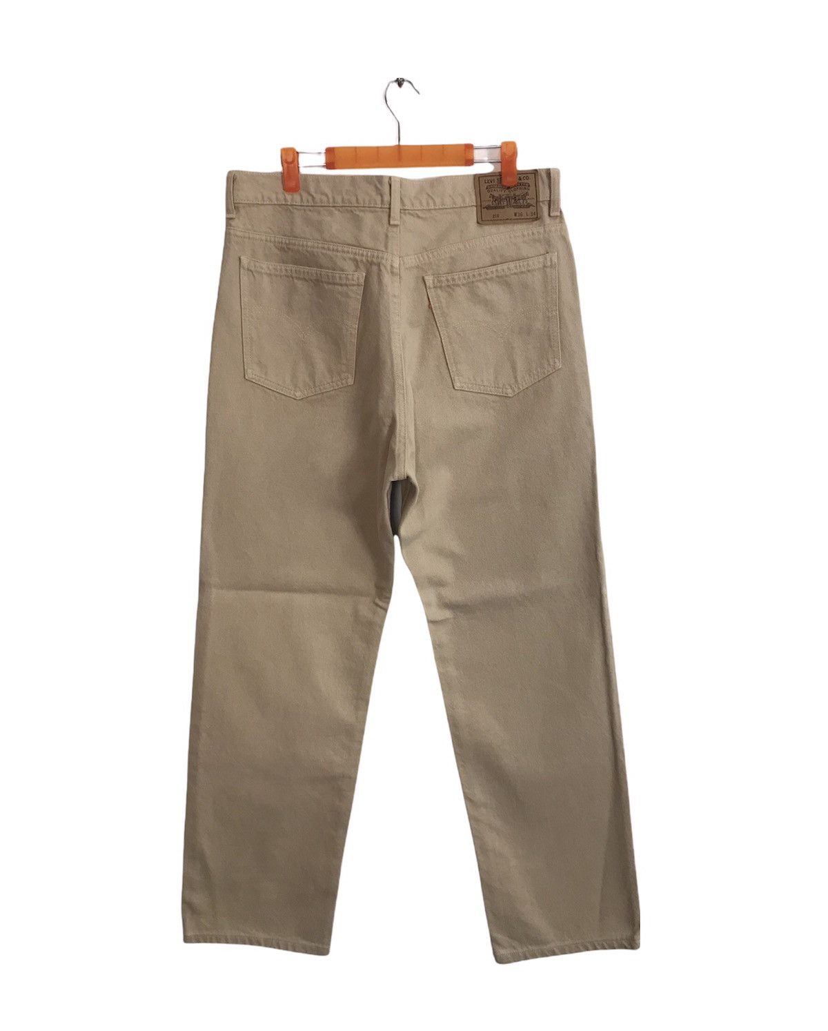 Levi's × Vintage Vintage Levi’s 210 Orange Tab Light Brown Colour Style Size US 34 / EU 50 - 2 Thumbnail