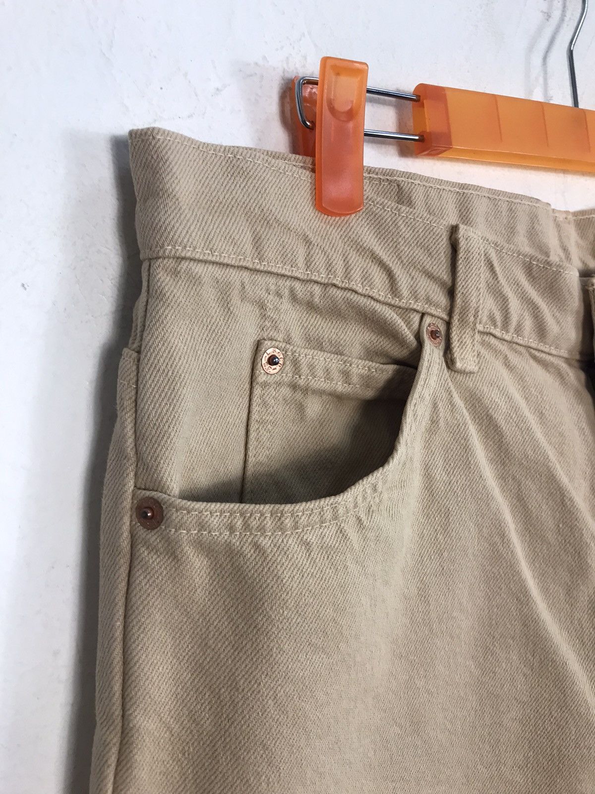 Levi's × Vintage Vintage Levi’s 210 Orange Tab Light Brown Colour Style Size US 34 / EU 50 - 8 Thumbnail