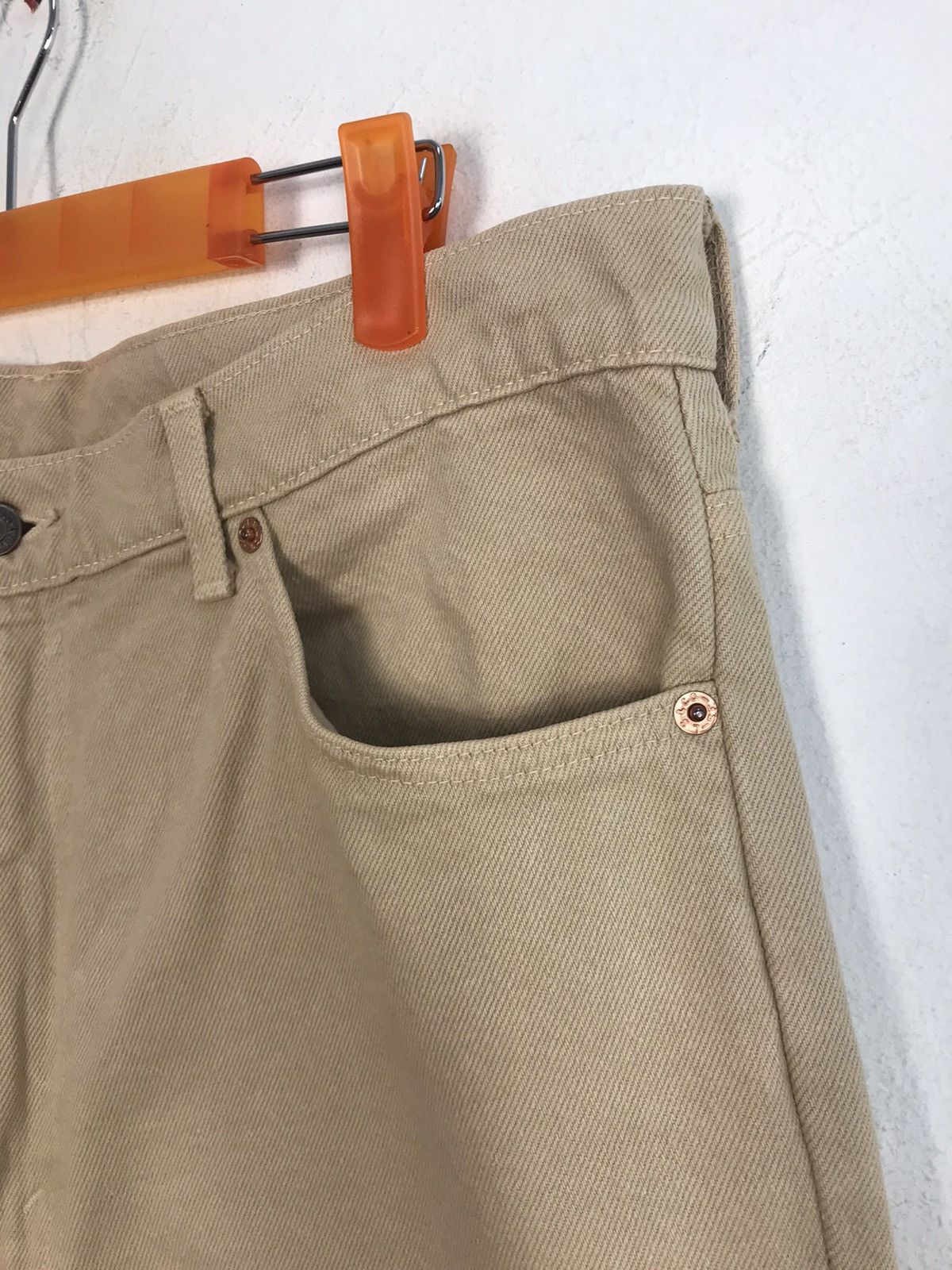 Levi's × Vintage Vintage Levi’s 210 Orange Tab Light Brown Colour Style Size US 34 / EU 50 - 5 Thumbnail