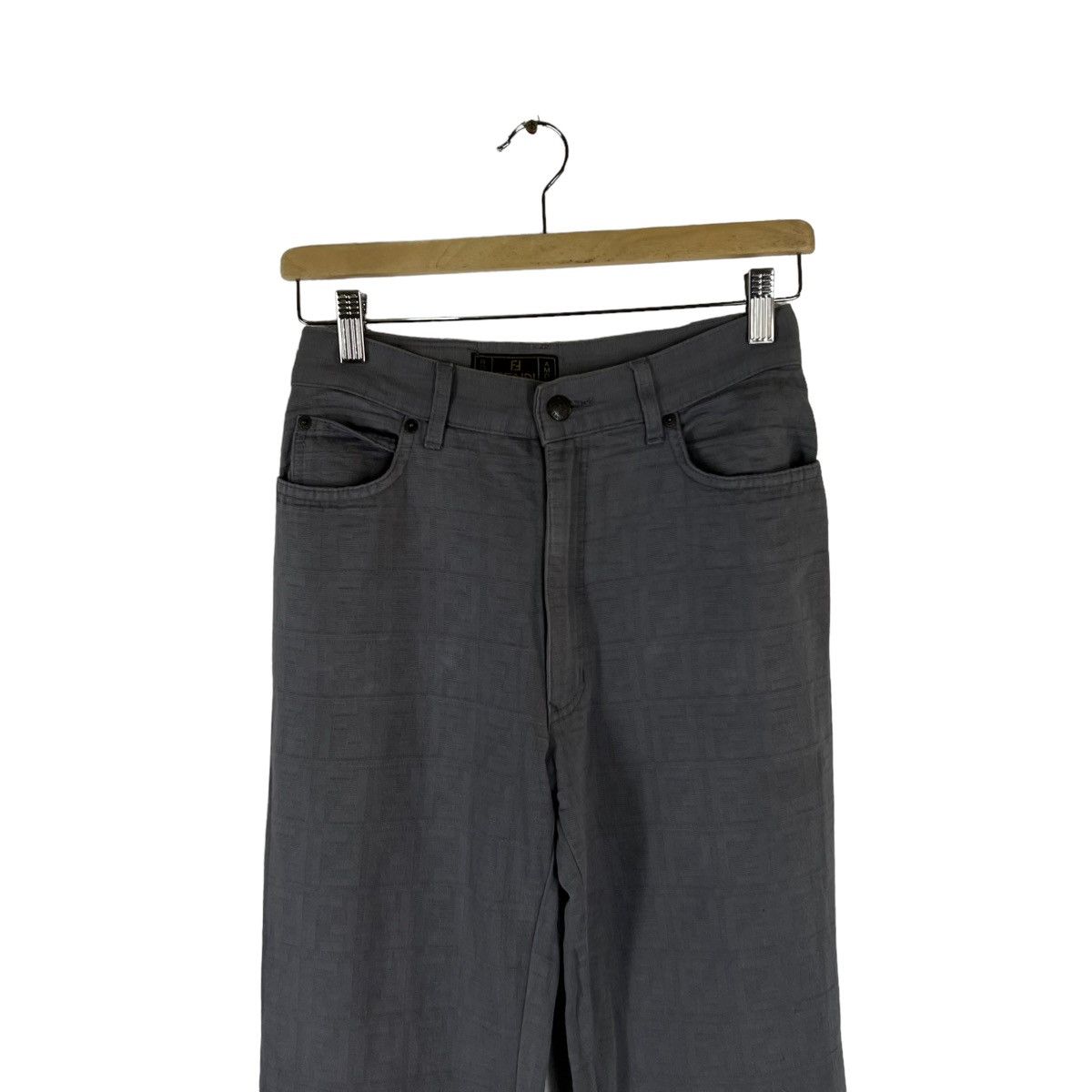 Fendi VINTAGE FENDI MONOGRAM ZUCCA PANTS Size US 26 / EU 42 - 5 Thumbnail