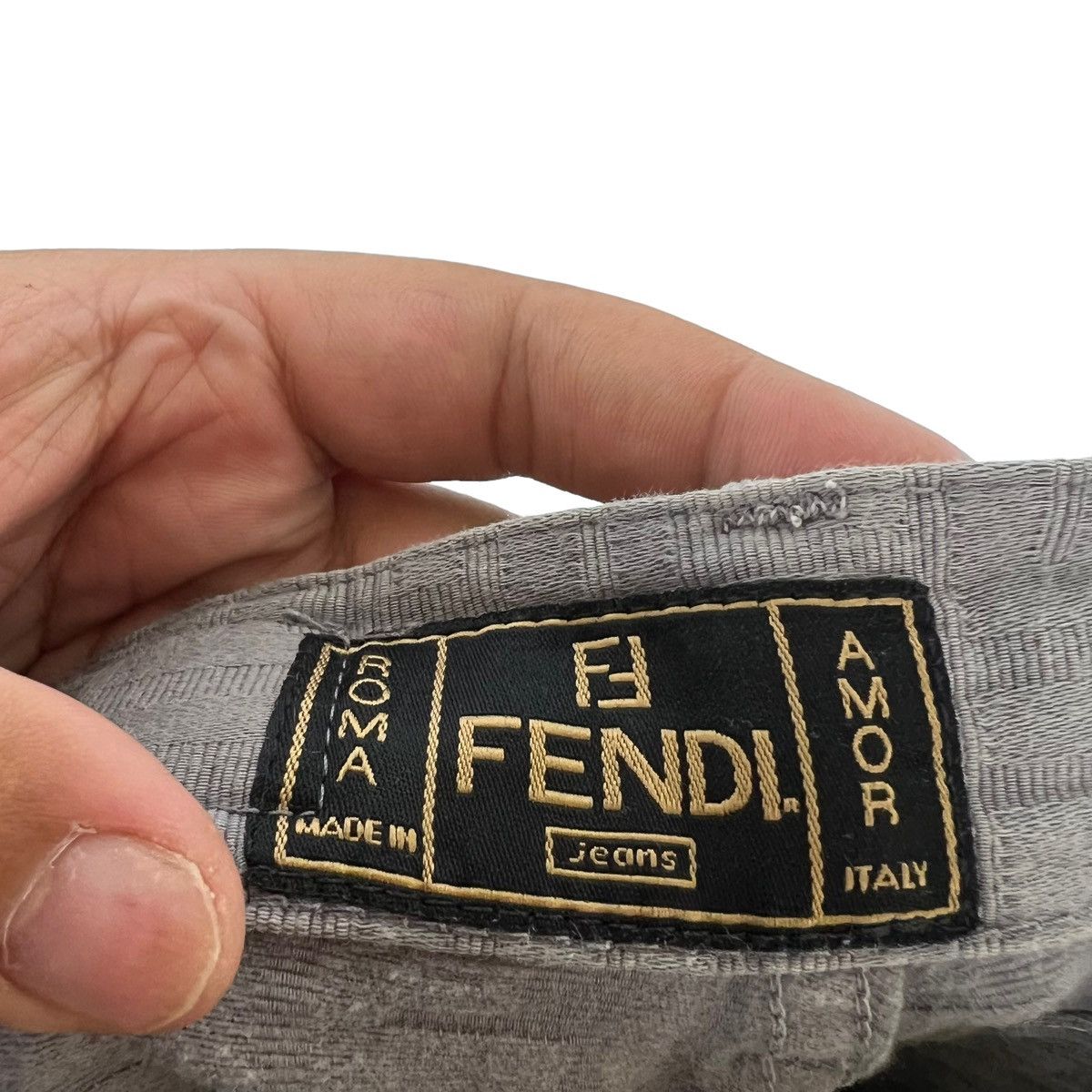 Fendi VINTAGE FENDI MONOGRAM ZUCCA PANTS Size US 26 / EU 42 - 12 Thumbnail