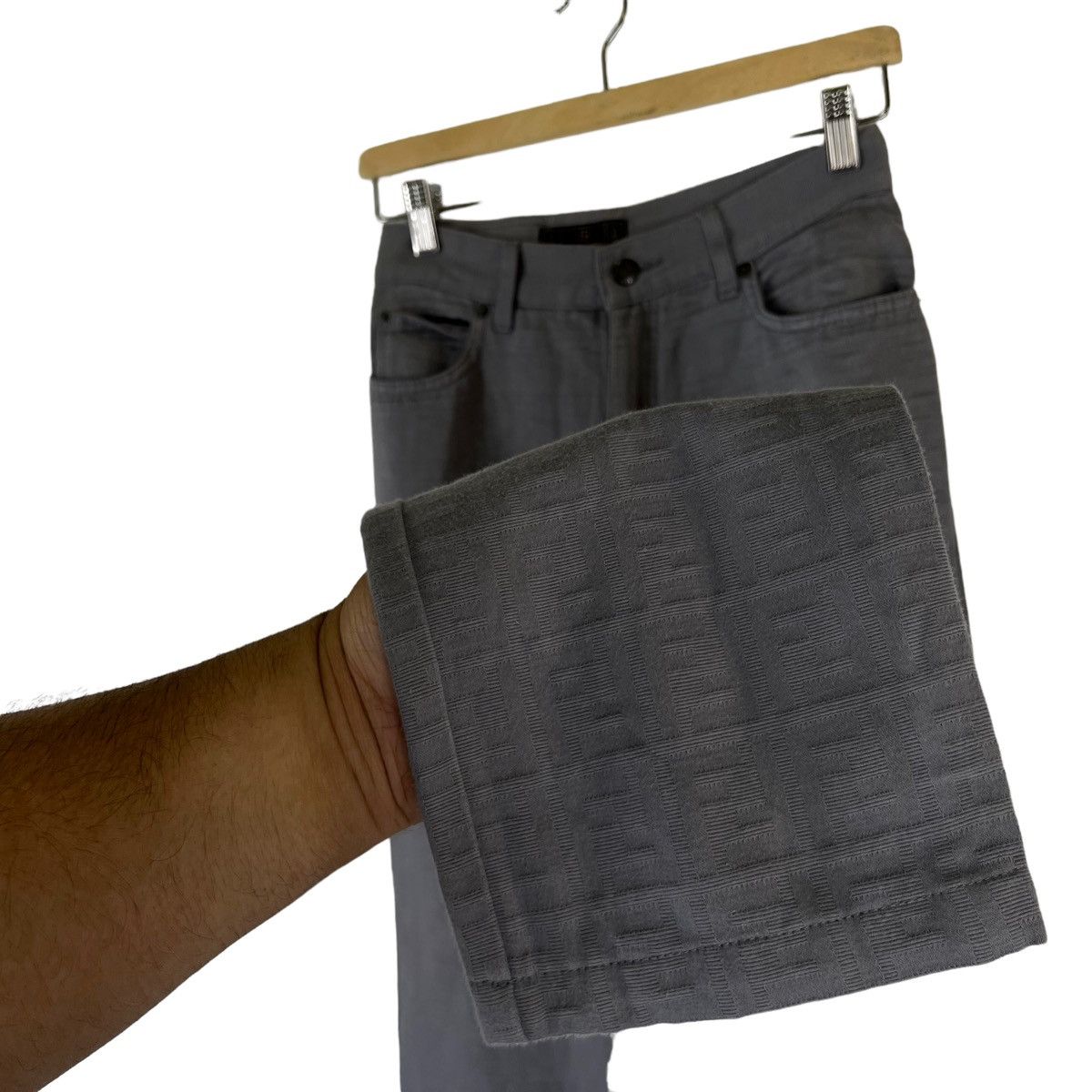Fendi VINTAGE FENDI MONOGRAM ZUCCA PANTS Size US 26 / EU 42 - 8 Thumbnail