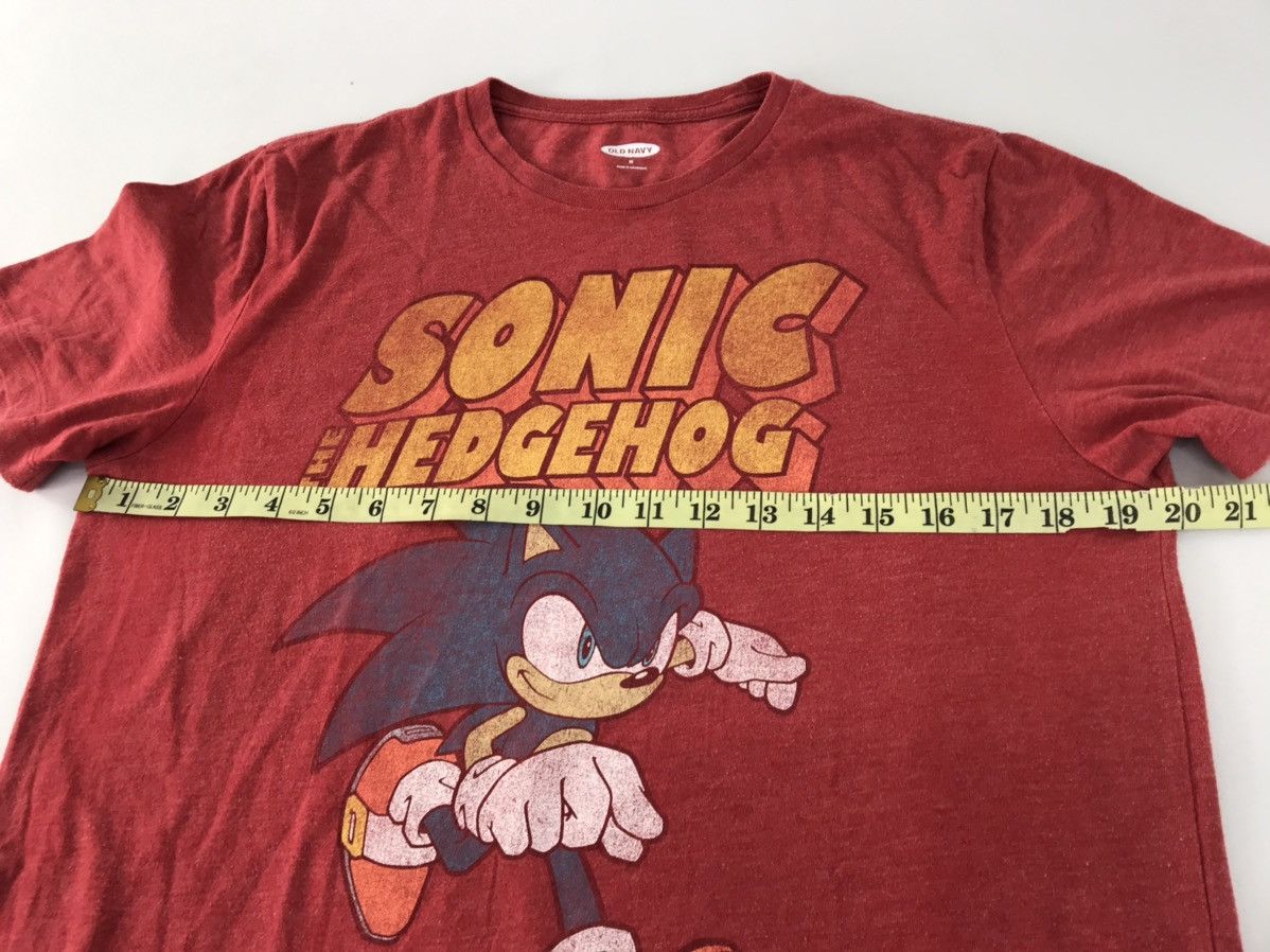 Old Navy Sonic The Hedgehog Japanese Video Game Big Printed Logo Tee Size US M / EU 48-50 / 2 - 8 Thumbnail