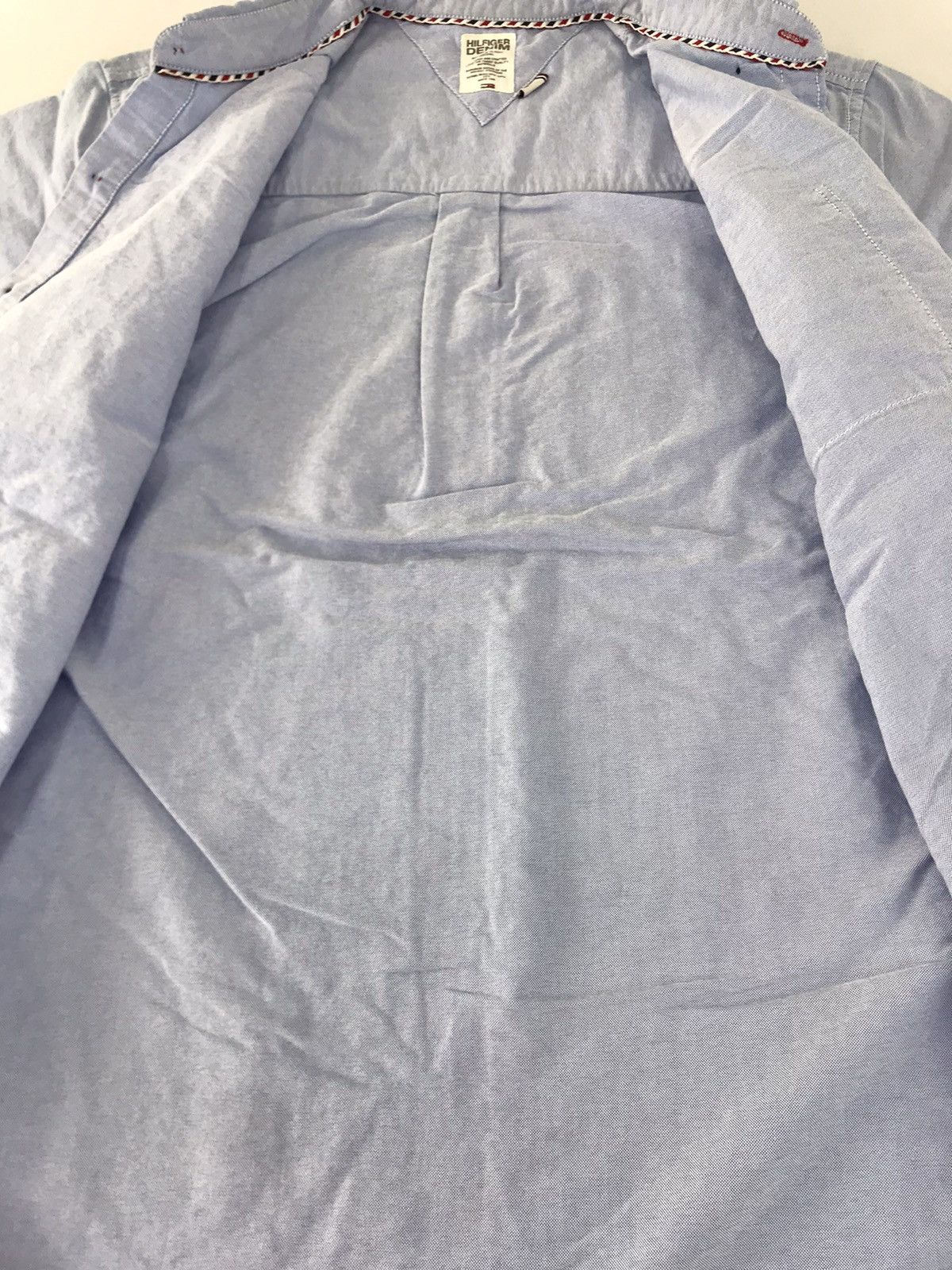 Tommy Hilfiger Tommy Hilfiger Denim Shirt Button Down Single Pocket Size US L / EU 52-54 / 3 - 5 Thumbnail