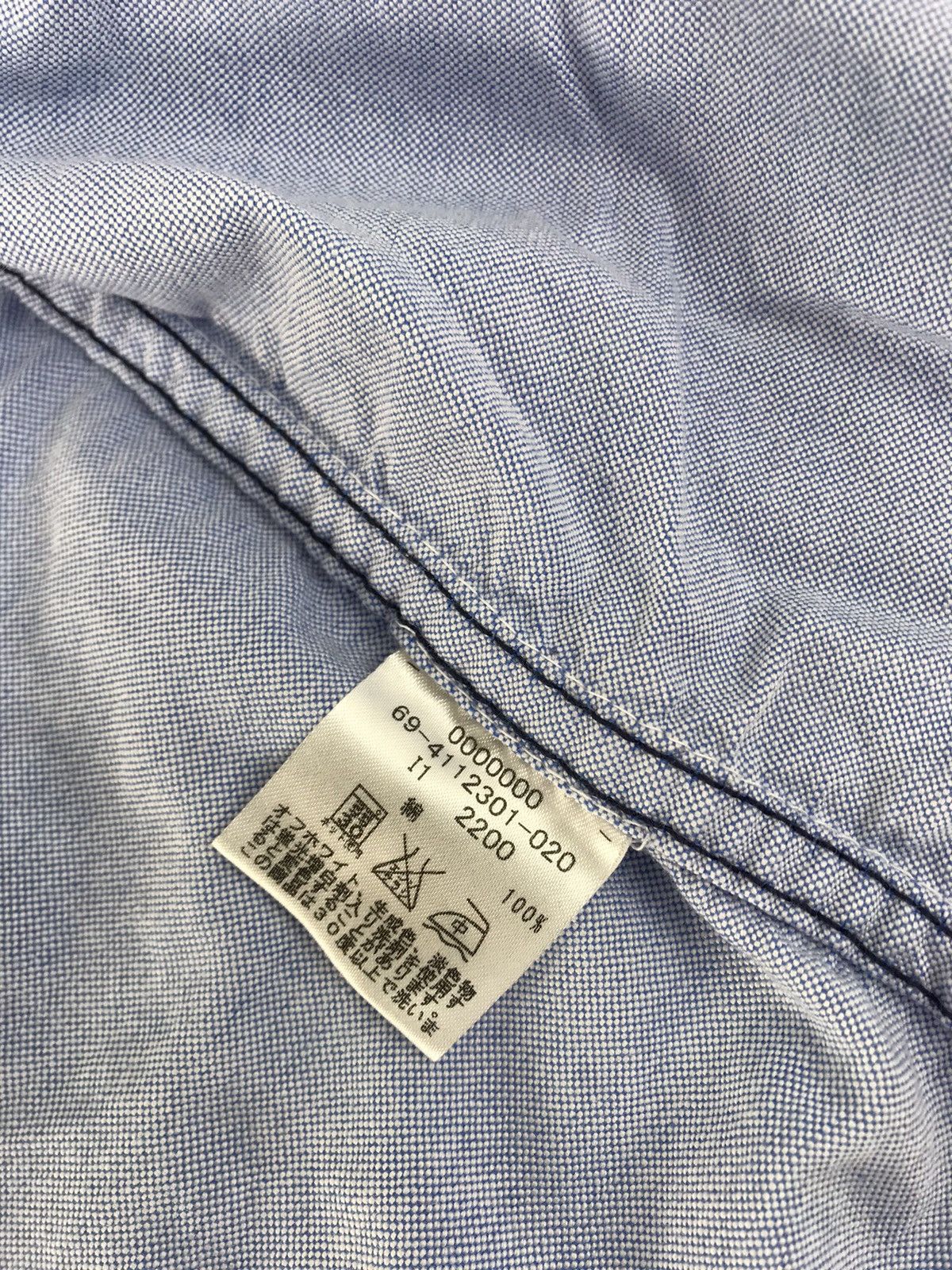 Tommy Hilfiger Tommy Hilfiger Denim Shirt Button Down Single Pocket Size US L / EU 52-54 / 3 - 7 Thumbnail